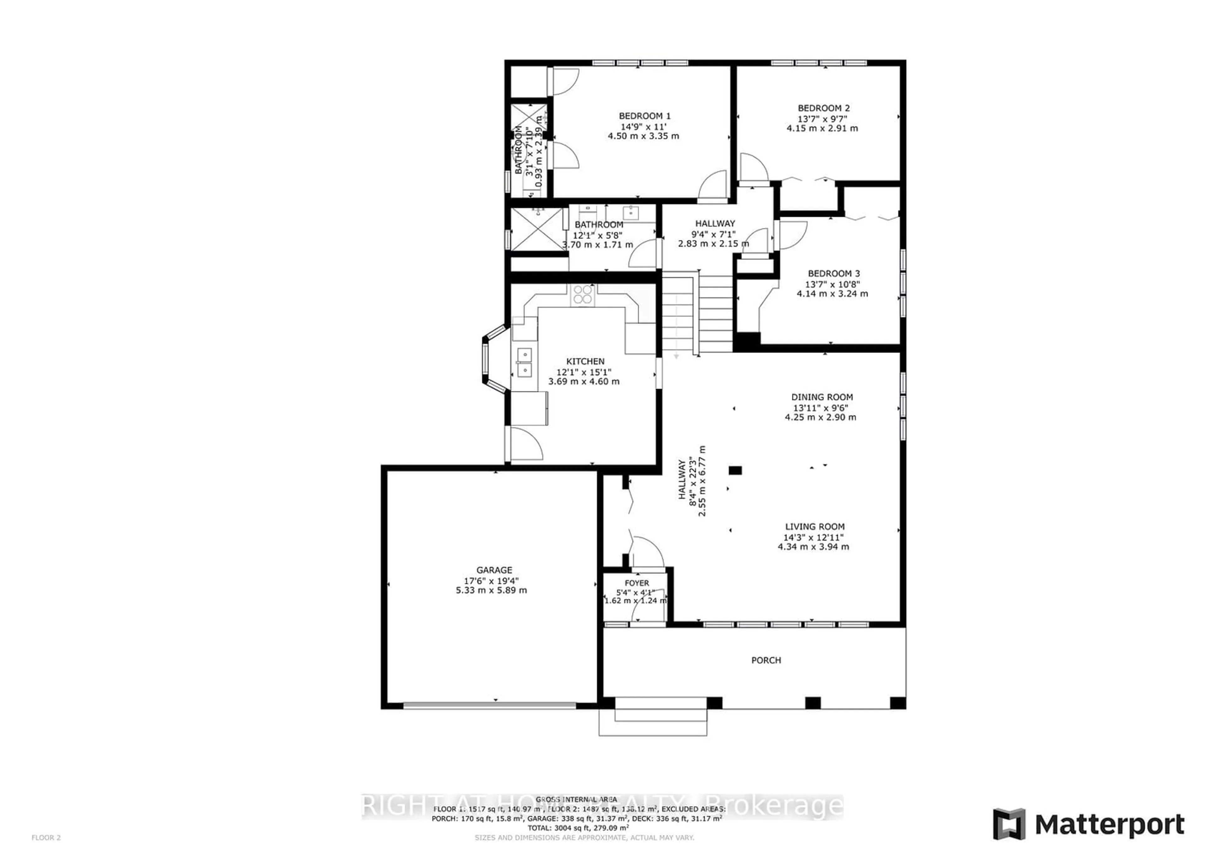 Floor plan for 23 Christine Cres, Toronto Ontario M2R 1A4