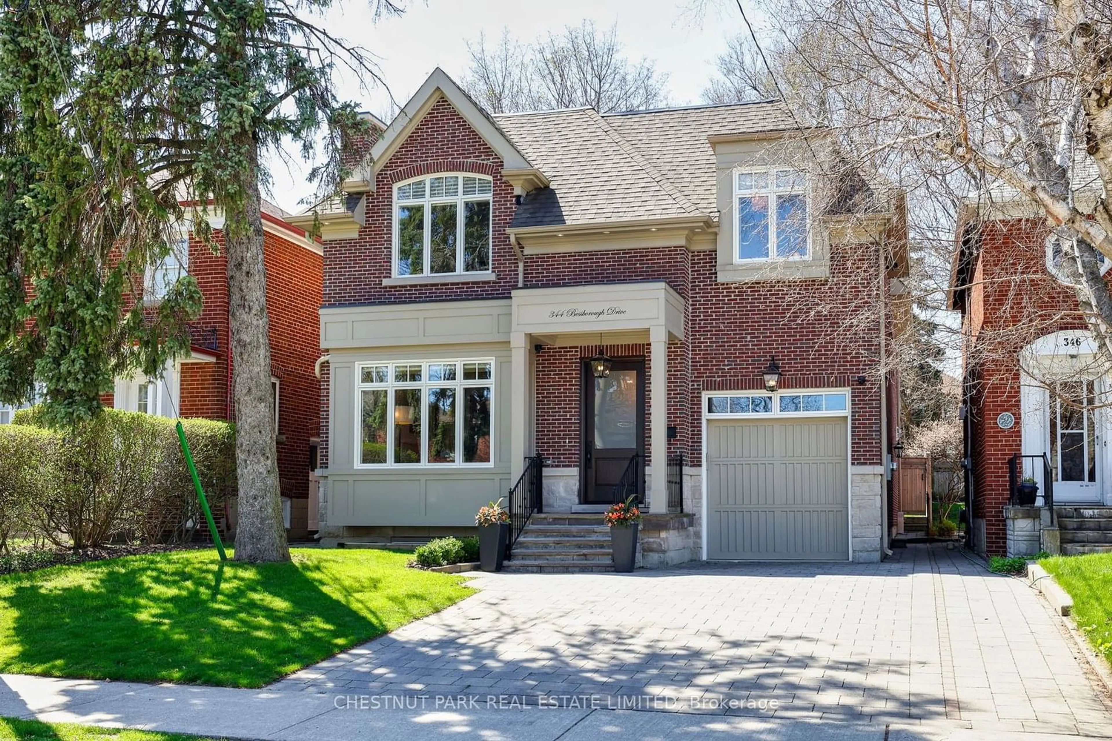 Home with brick exterior material for 344 Bessborough Dr, Toronto Ontario M4G 3L2