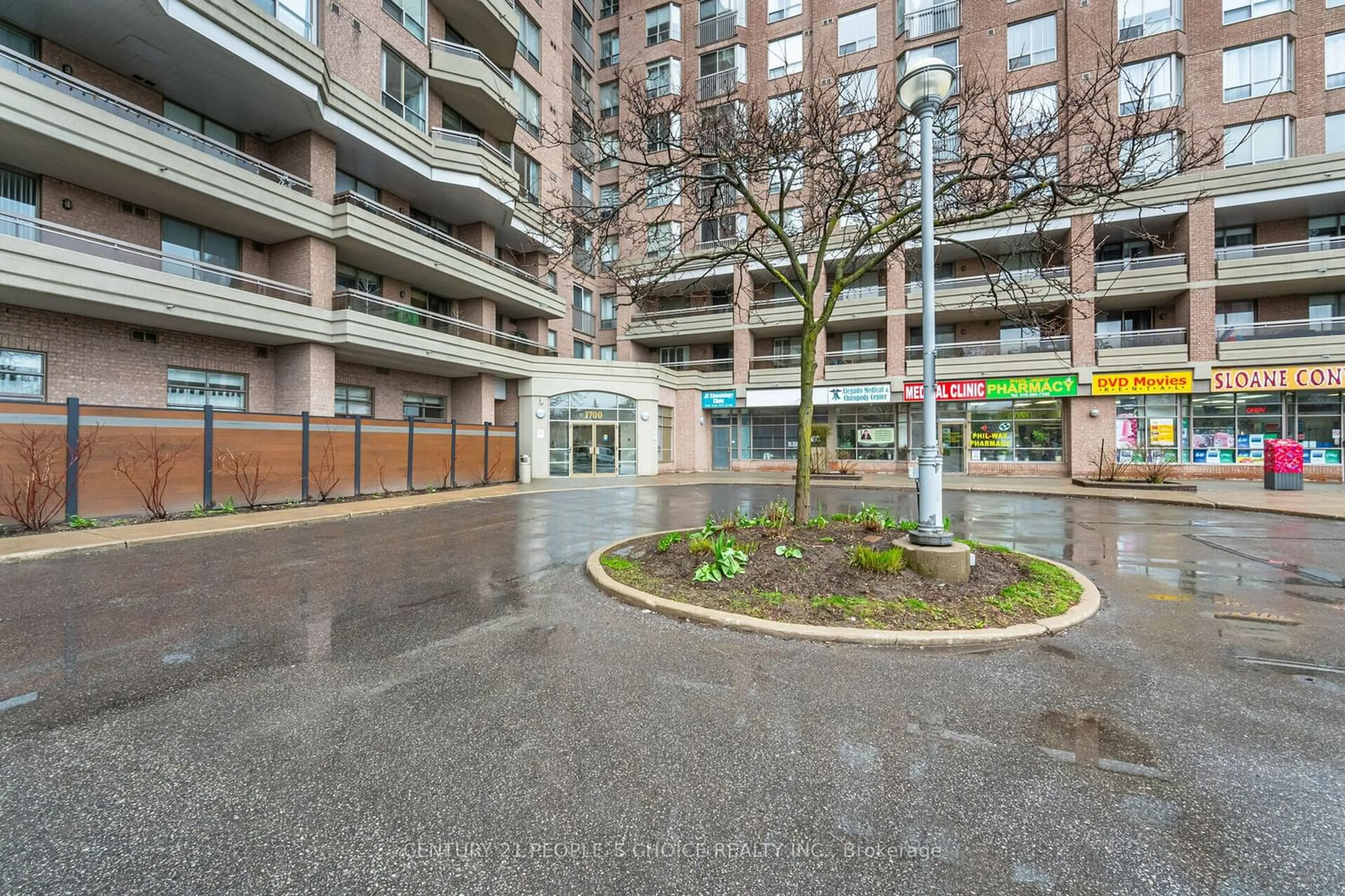 A pic from exterior of the house or condo for 1700 Eglinton Ave #1203, Toronto Ontario M4A 2X4