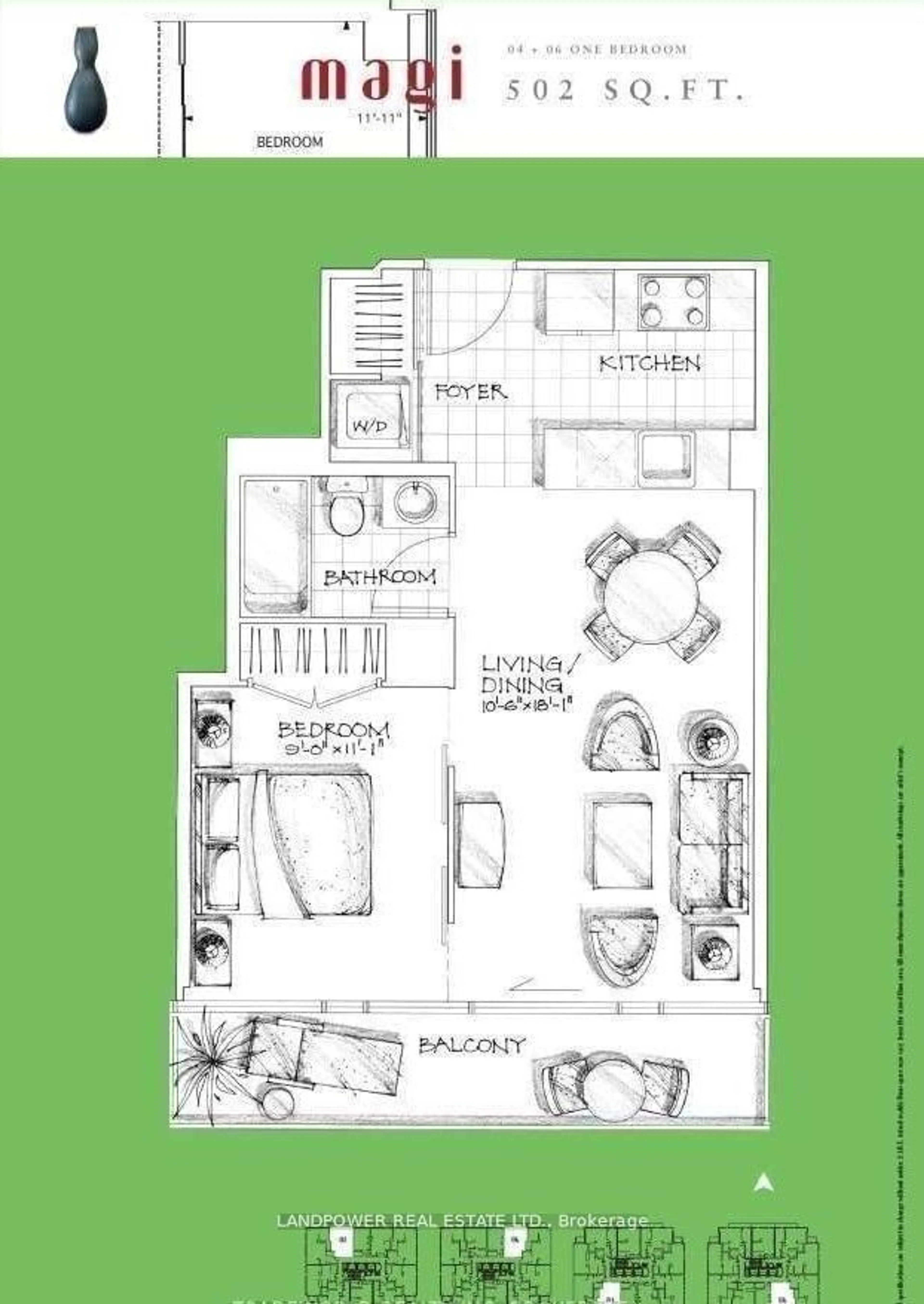 Floor plan for 38 Grenville St #1604, Toronto Ontario M4Y 1A5