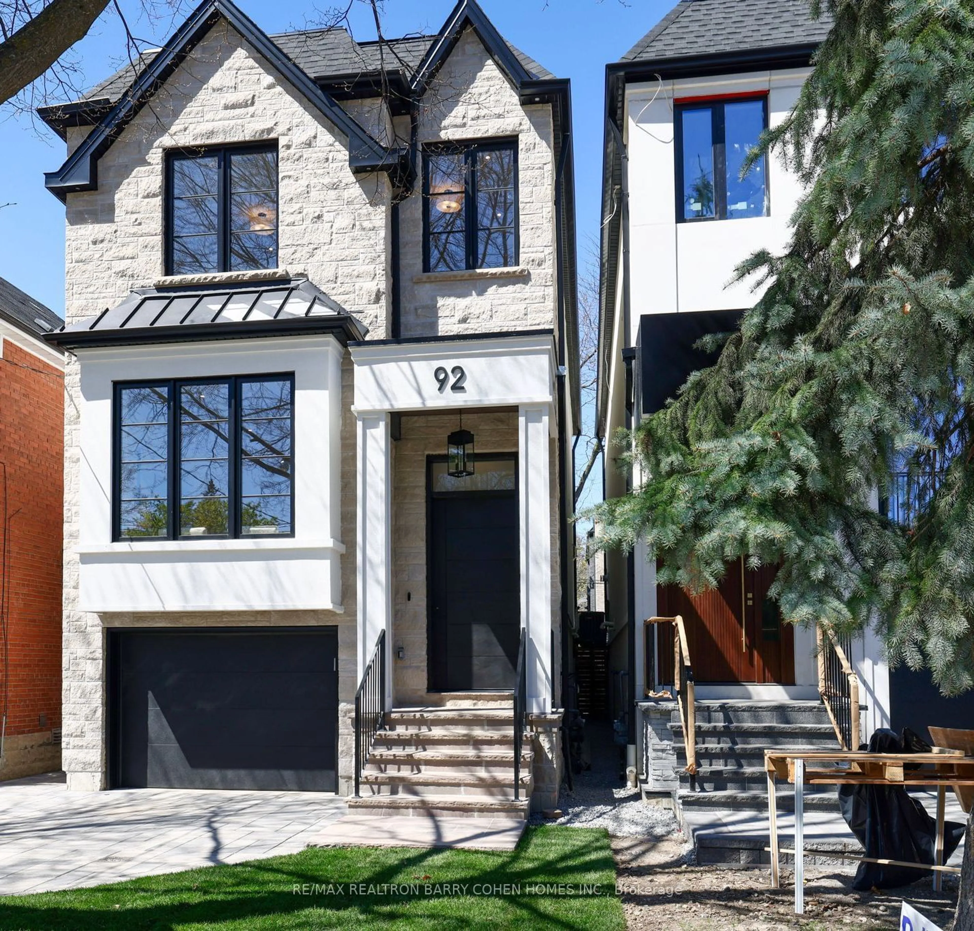 Home with brick exterior material for 92 Roe Ave, Toronto Ontario M5M 2H7