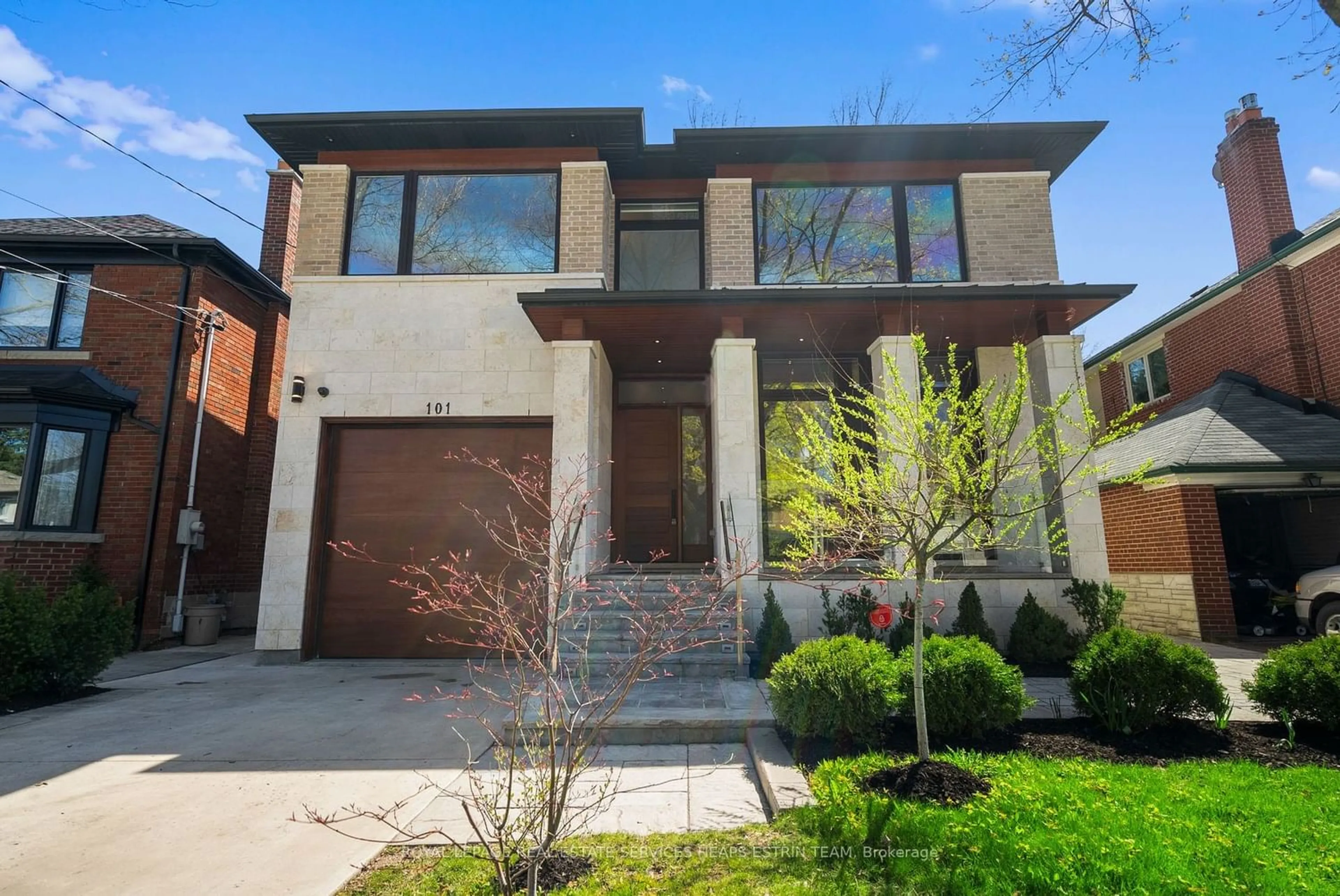 Home with brick exterior material for 101 Rykert Cres, Toronto Ontario M4G 2T4