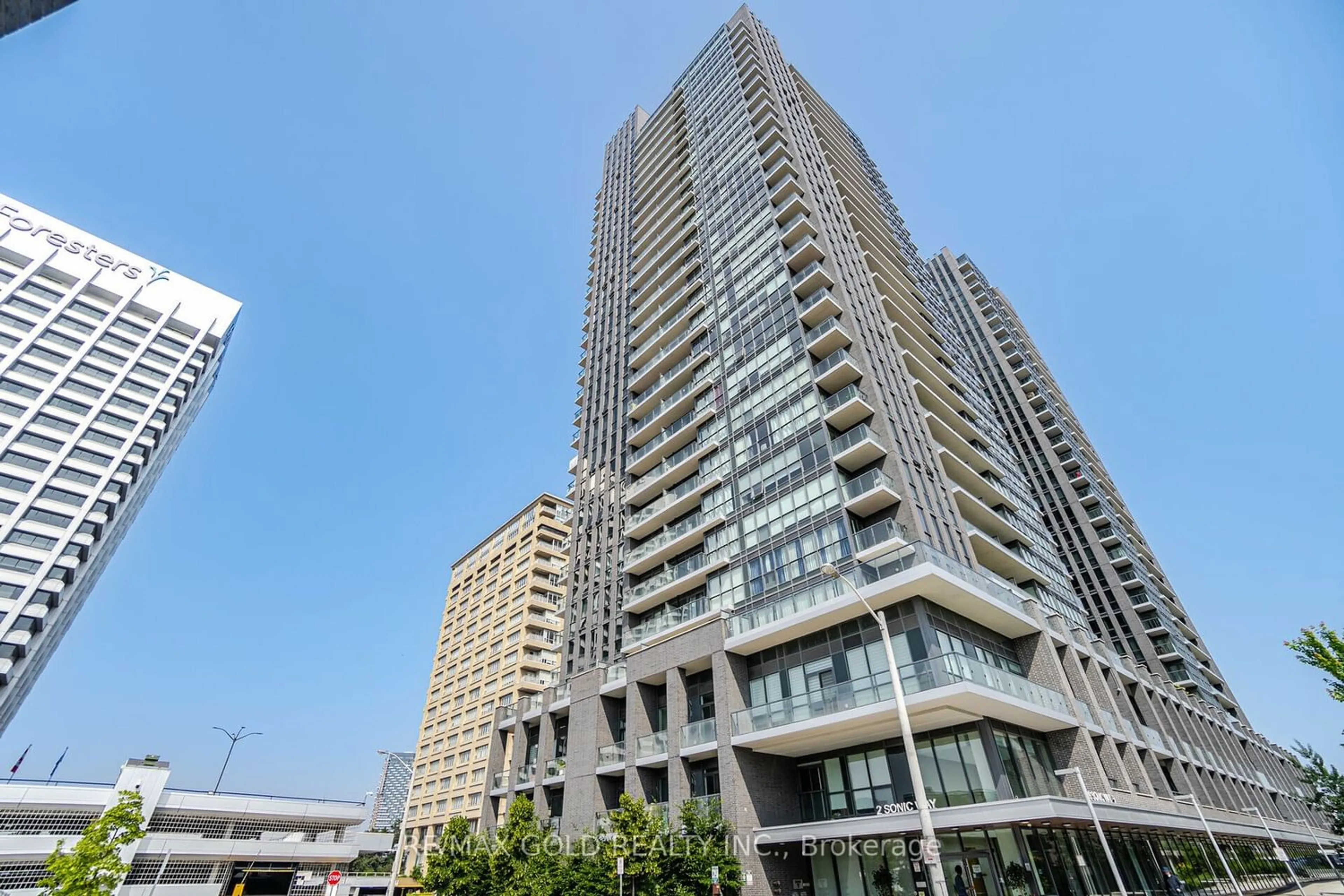 A pic from exterior of the house or condo for 2 Sonic Way #2601, Toronto Ontario M3C 0P2