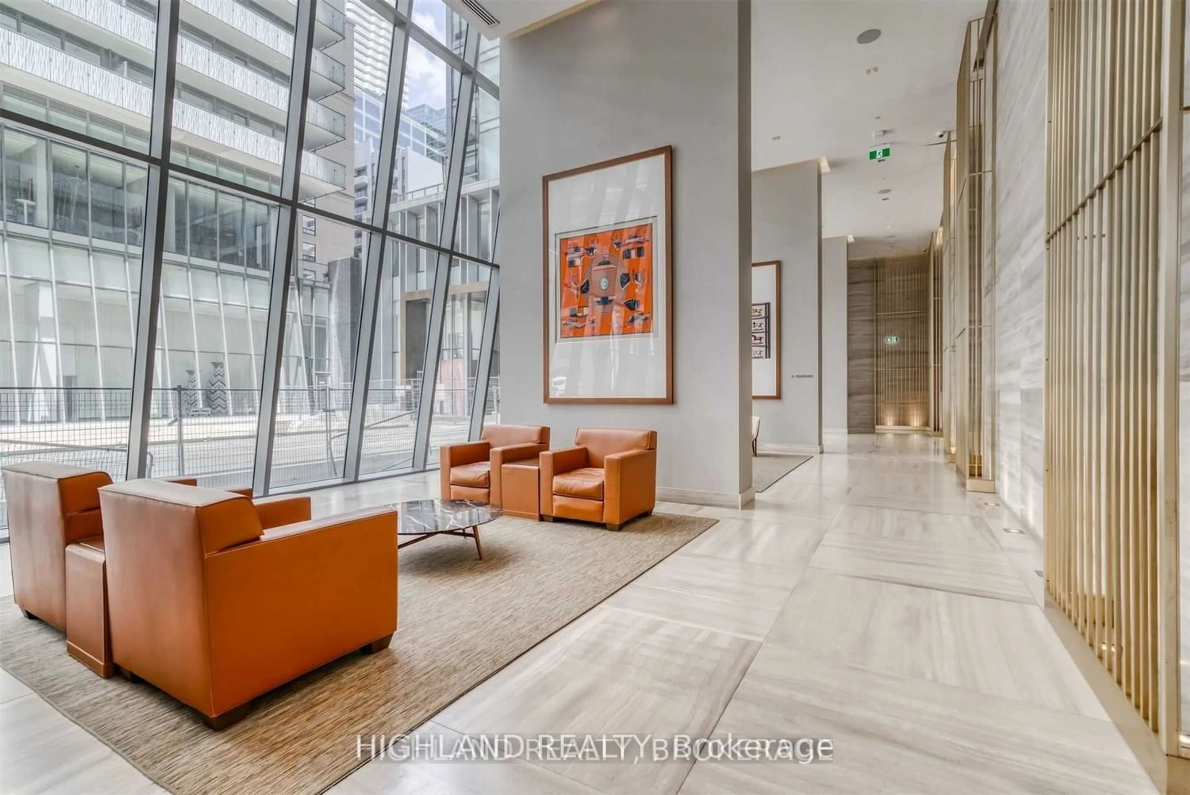 Indoor lobby for 50 Charles St #3007, Toronto Ontario M4Y 0C3