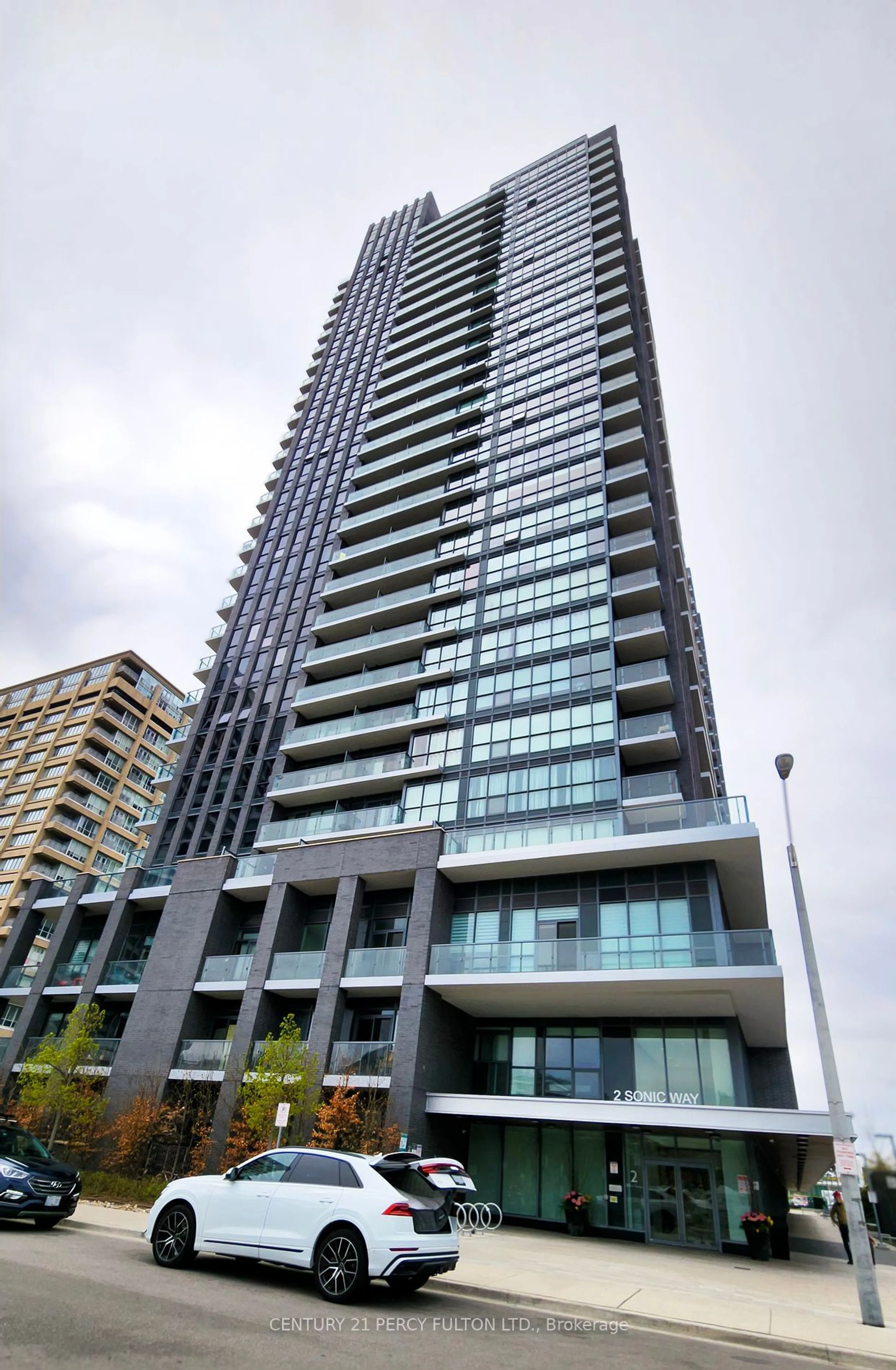 A pic from exterior of the house or condo for 2 Sonic Way #2501, Toronto Ontario M3C 0P2