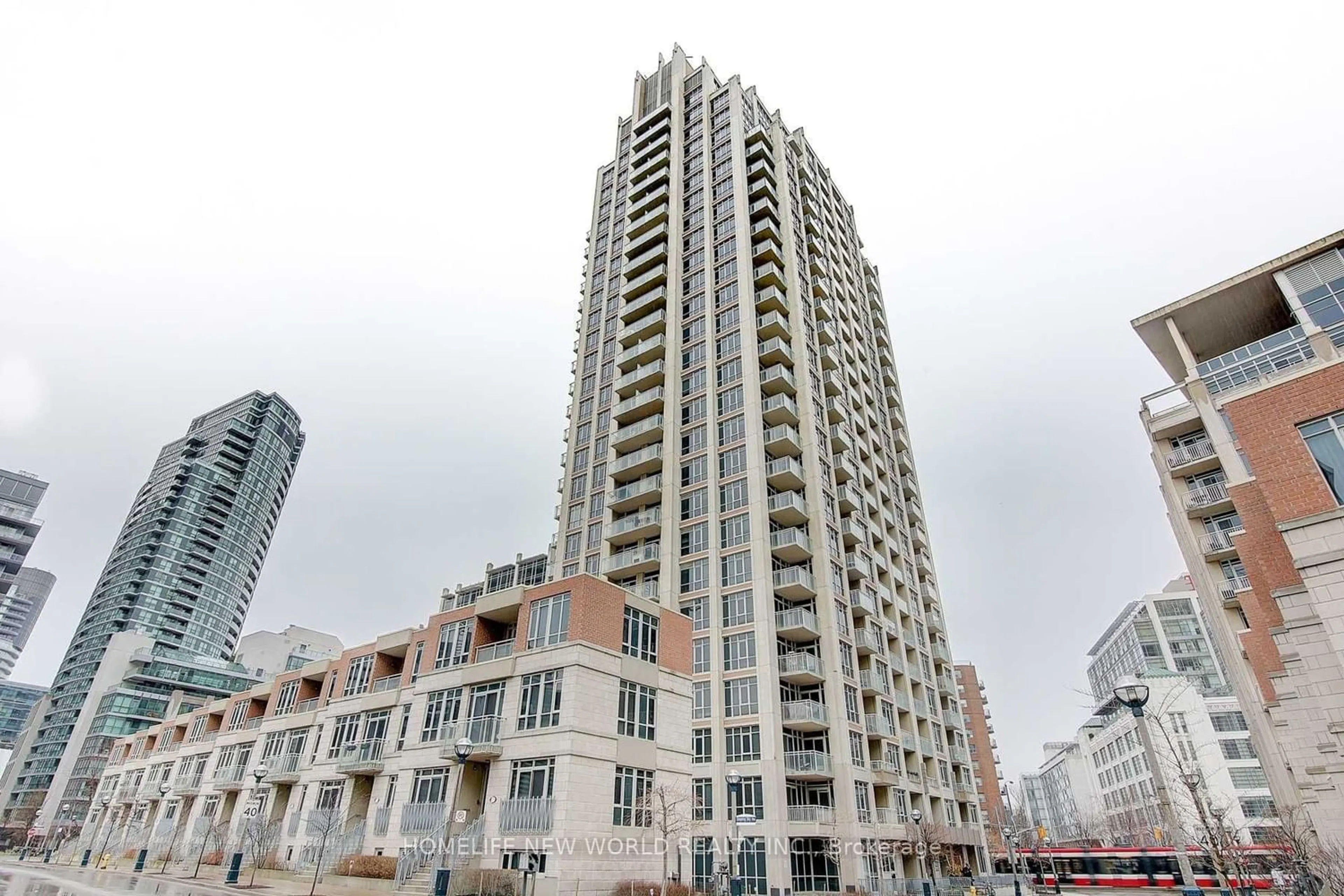 A pic from exterior of the house or condo for 21 Grand Magazine St #720, Toronto Ontario M5V 1B5