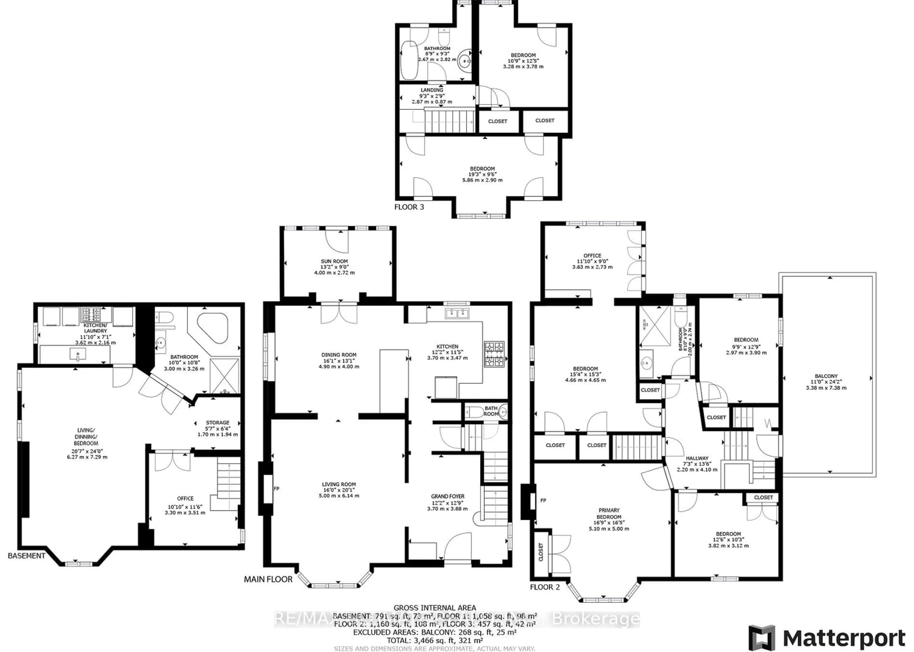 Floor plan for 4 Heathdale Rd, Toronto Ontario M6C 1M6