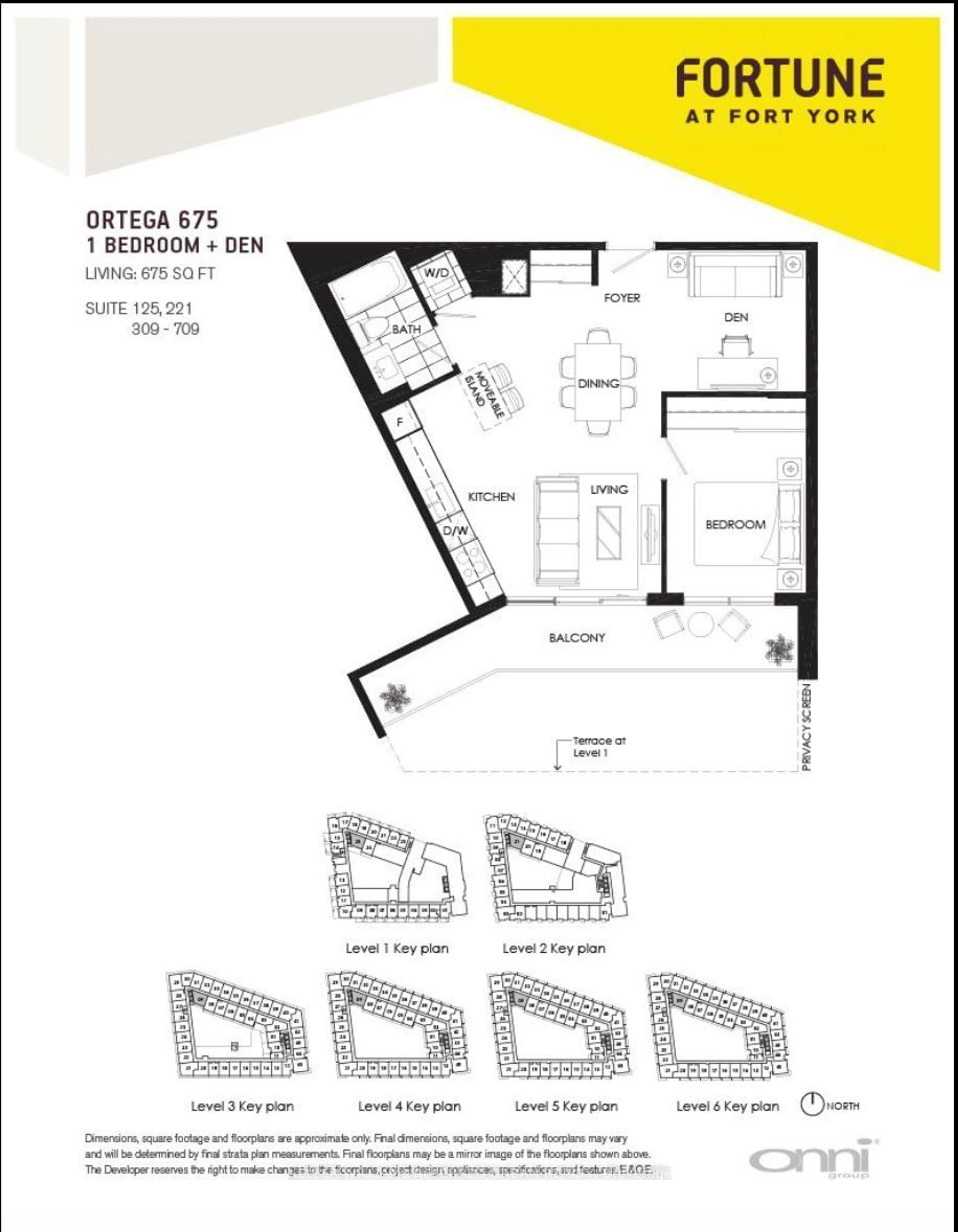Floor plan for 38 Iannuzzi St #221, Toronto Ontario M5V 0S2