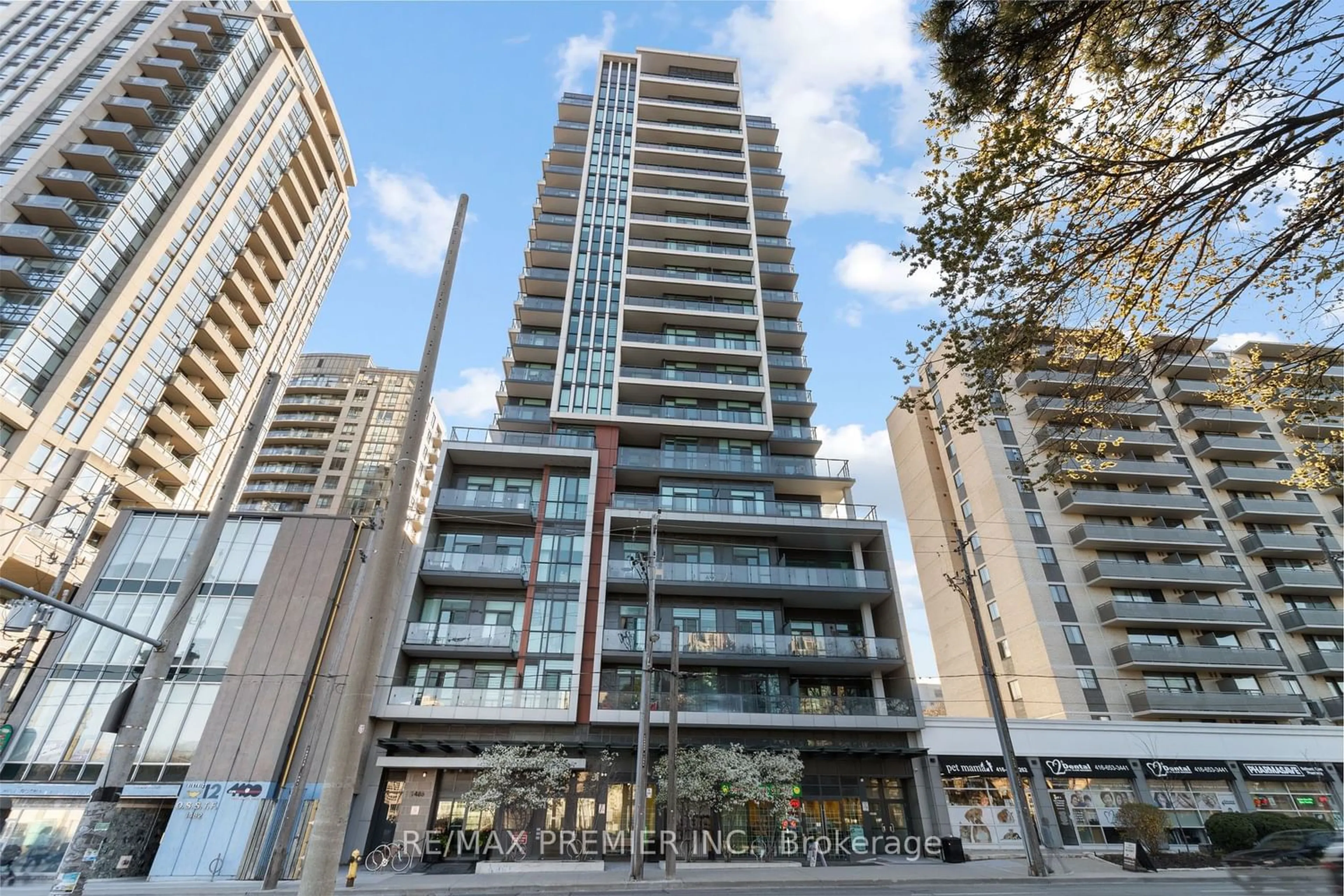 A pic from exterior of the house or condo for 1486 Bathurst St #404, Toronto Ontario M5P 3G9