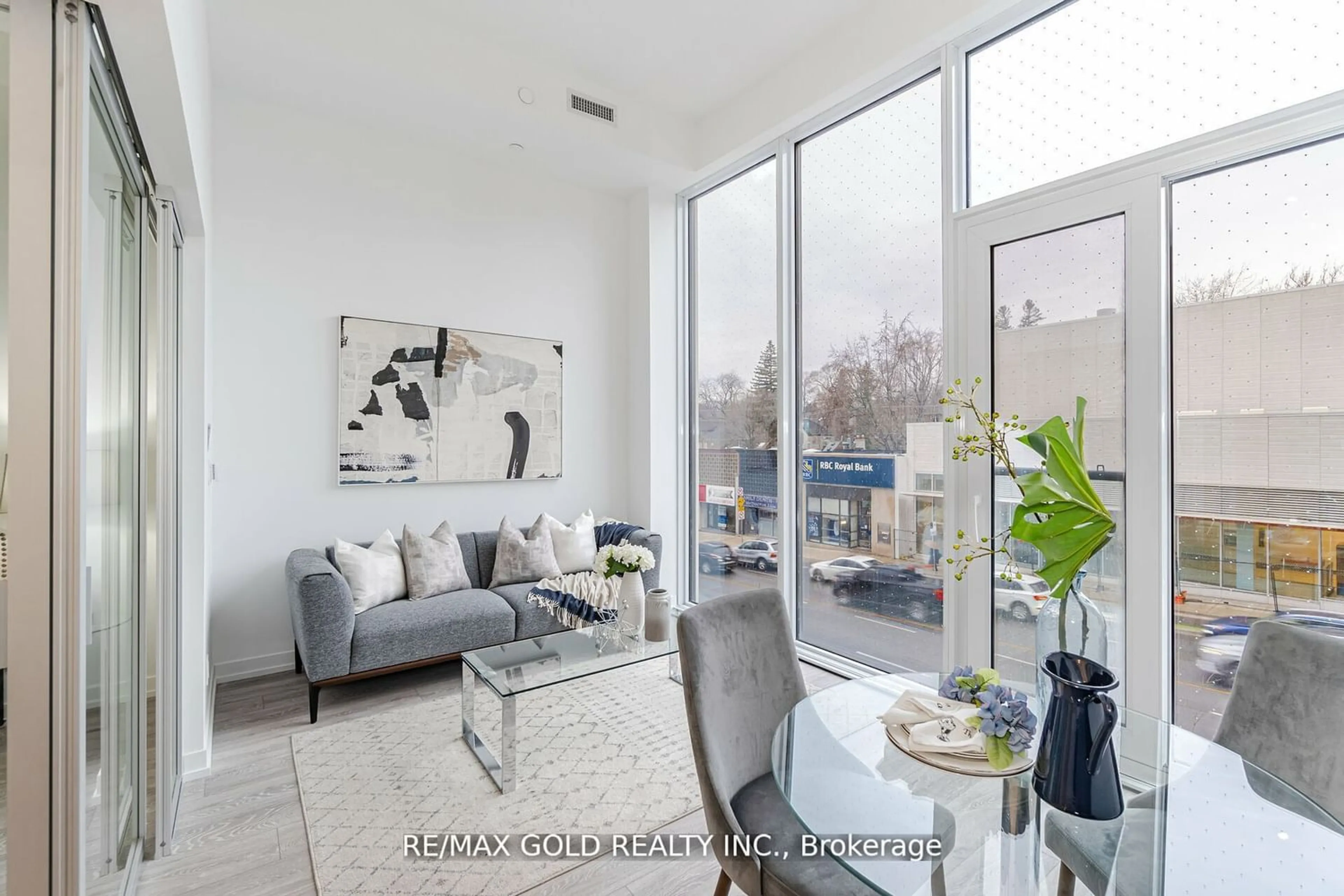 Living room for 2020 Bathurst St #216, Toronto Ontario M5P 3L1