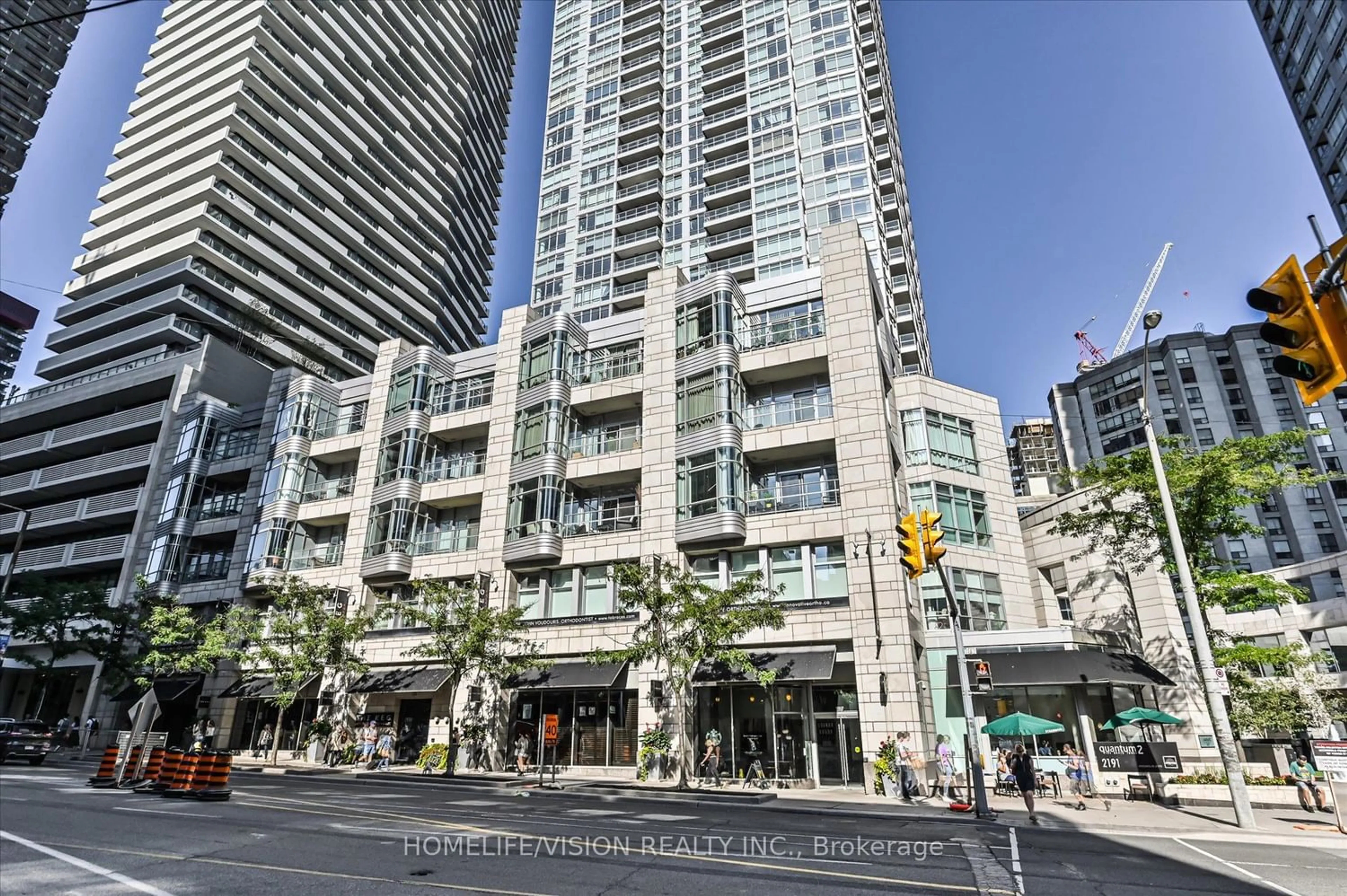 A pic from exterior of the house or condo for 2191 Yonge St #3208, Toronto Ontario M4S 3H8