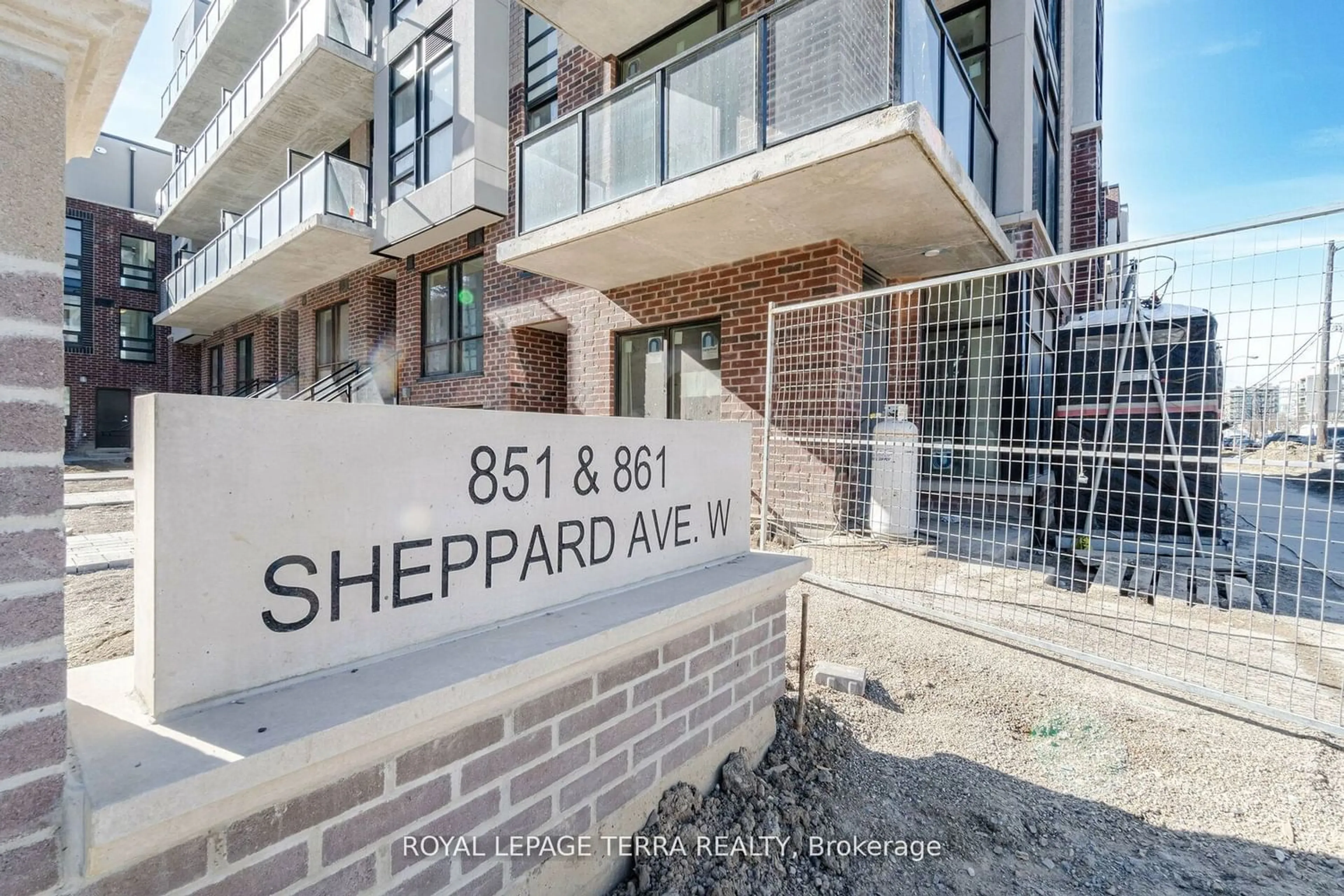 A pic from exterior of the house or condo for 861 Sheppard Ave #66, Toronto Ontario M3H 2T4