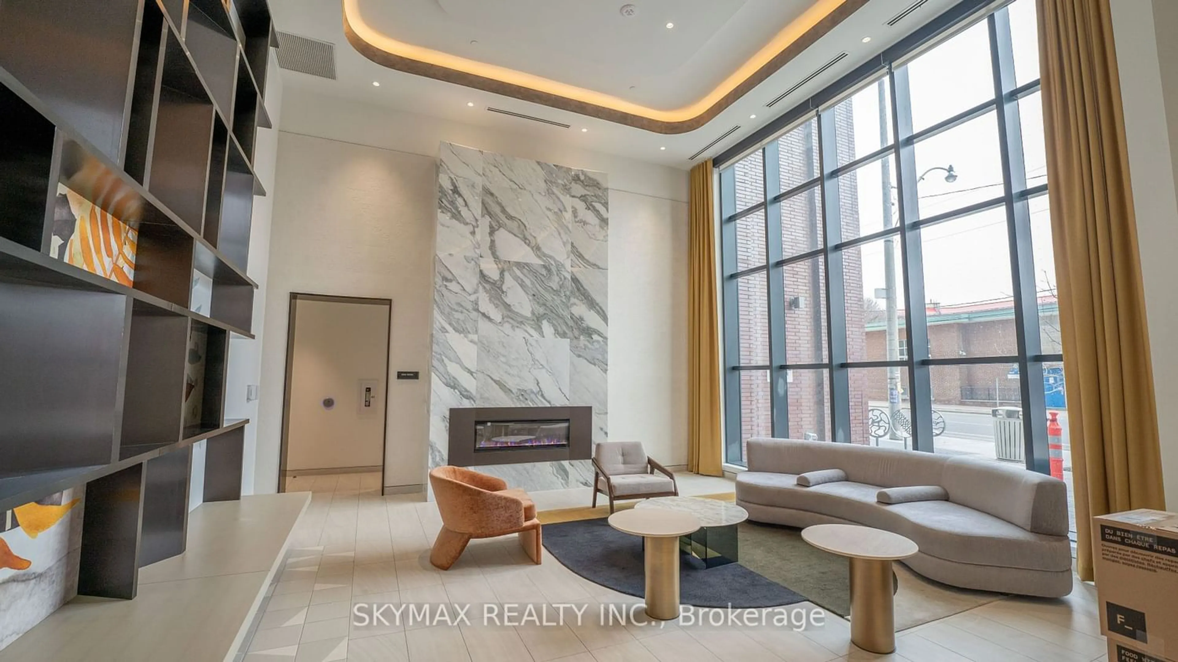 Indoor lobby for 130 River St #1207, Toronto Ontario M5A 0R8