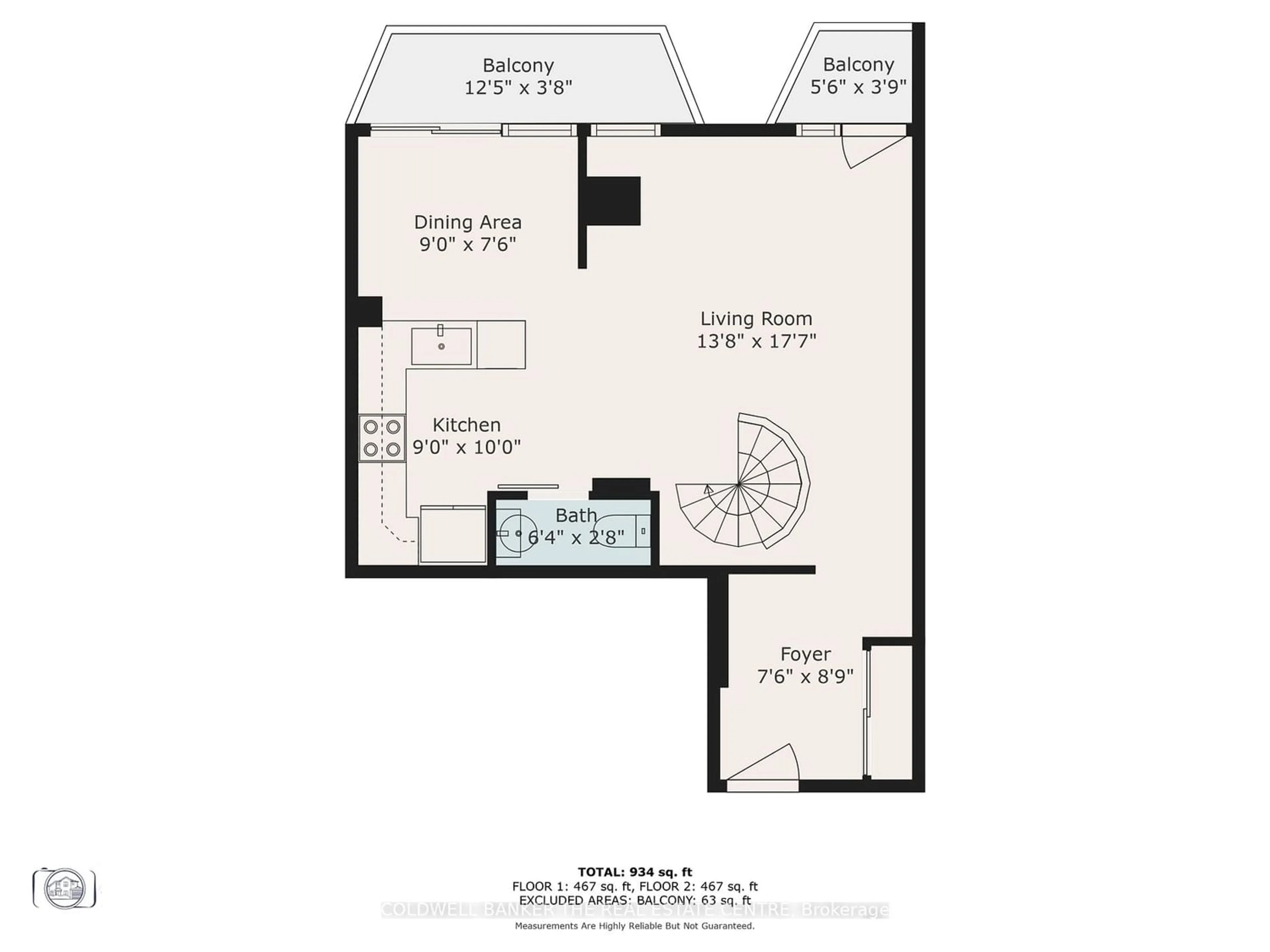 Floor plan for 77 Lombard St #712, Toronto Ontario M5C 3E1