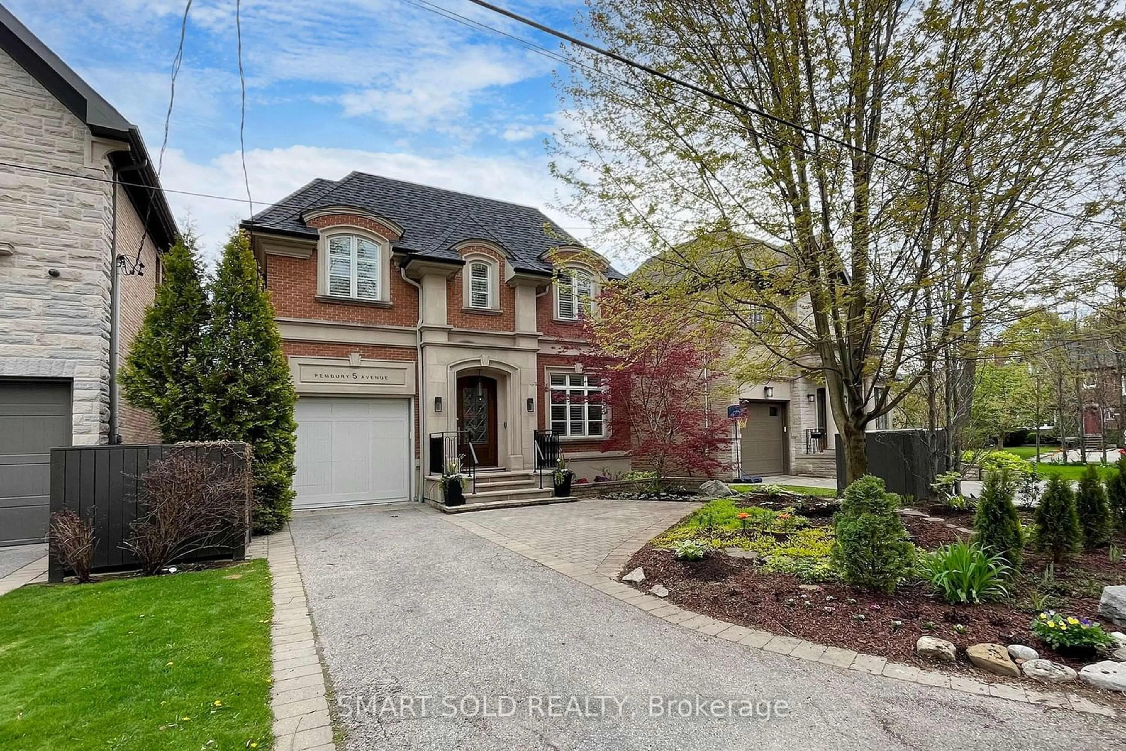 Home with brick exterior material for 5 Pembury Ave, Toronto Ontario M4N 3K4