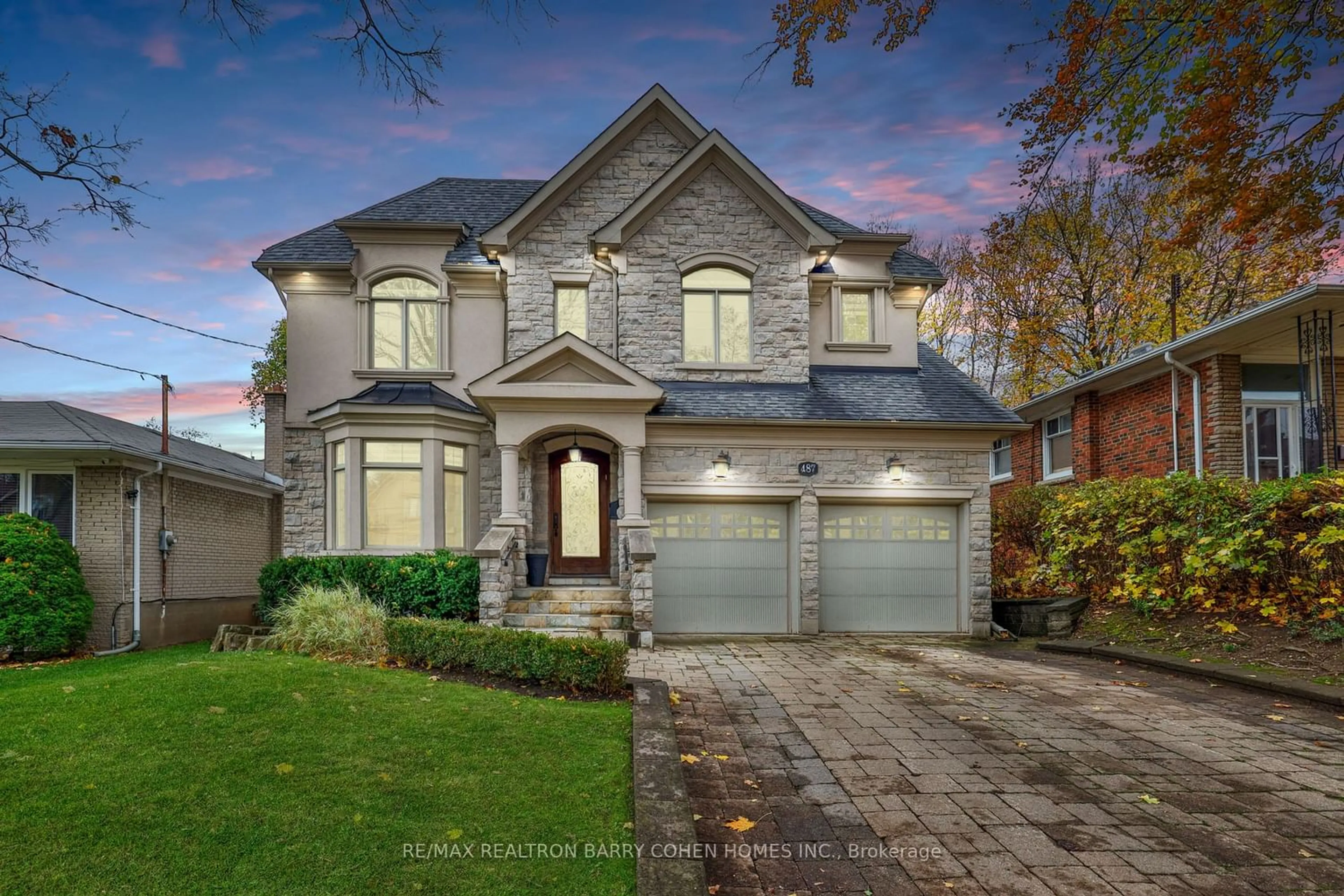 Home with brick exterior material for 487 Glengarry Ave, Toronto Ontario M5M 1E9