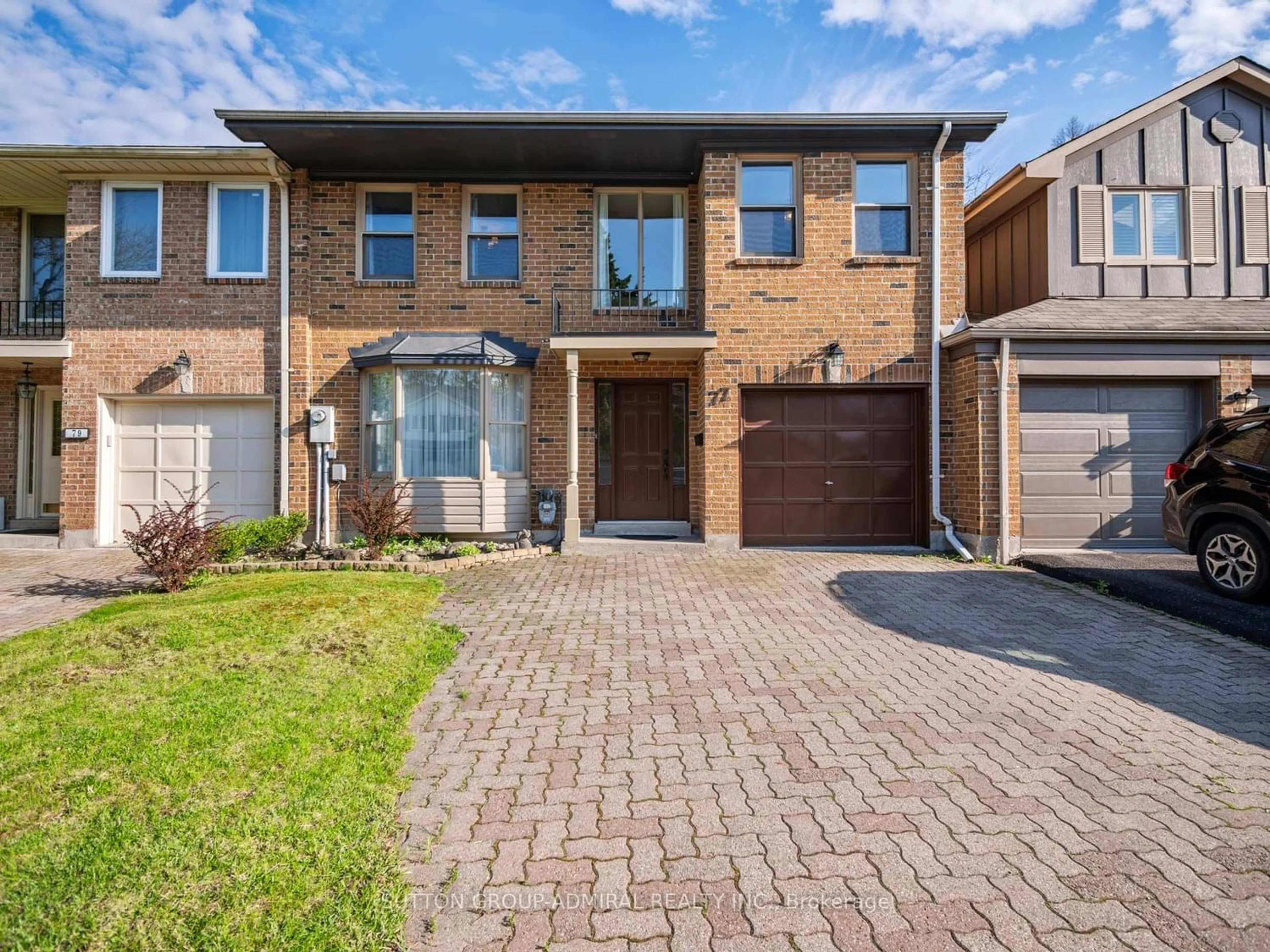 Home with brick exterior material for 77 Chiswell Cres, Toronto Ontario M2N 6G2