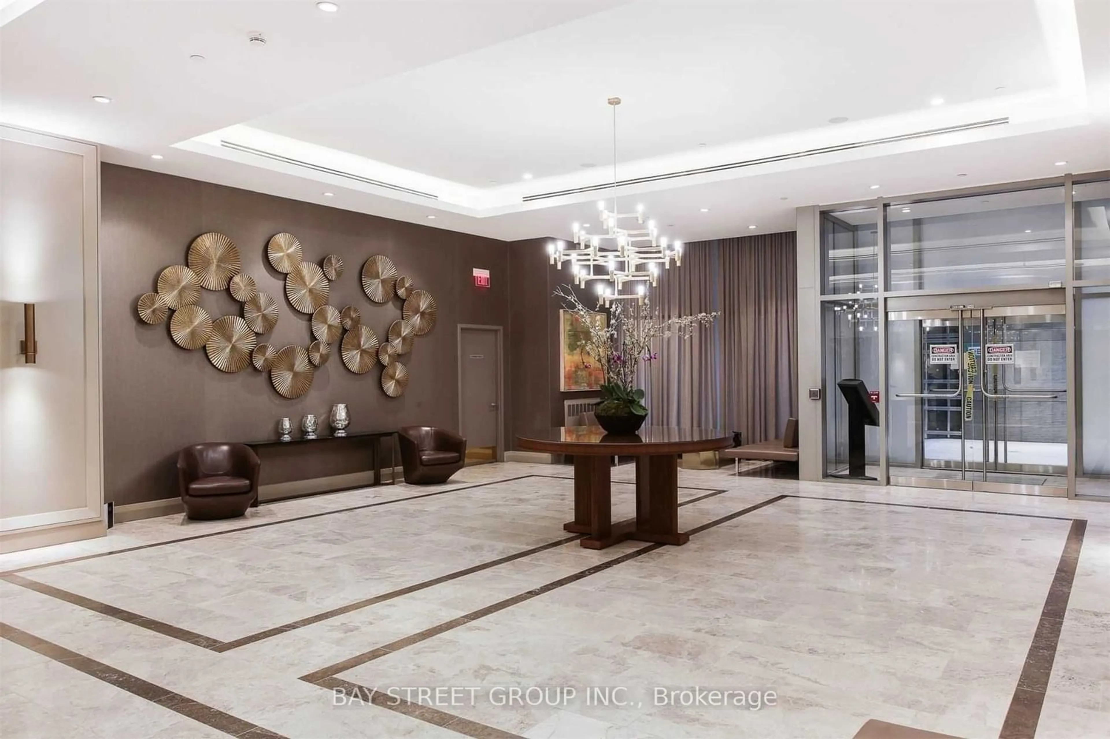 Indoor lobby for 155 Yorkville Ave #1608, Toronto Ontario M5R 0B4