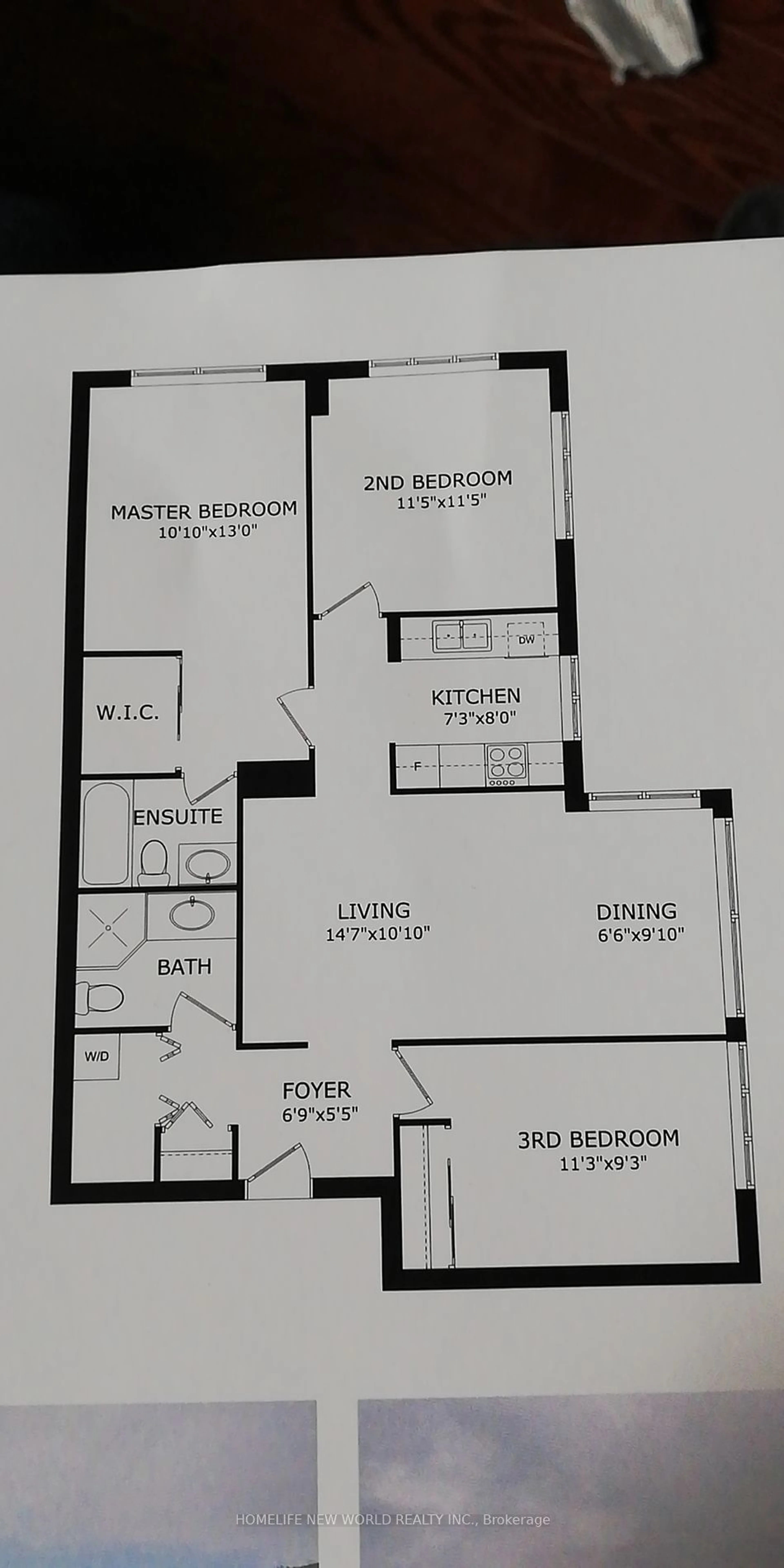Floor plan for 152 St Patrick St #Ph07, Toronto Ontario M5T 3J9