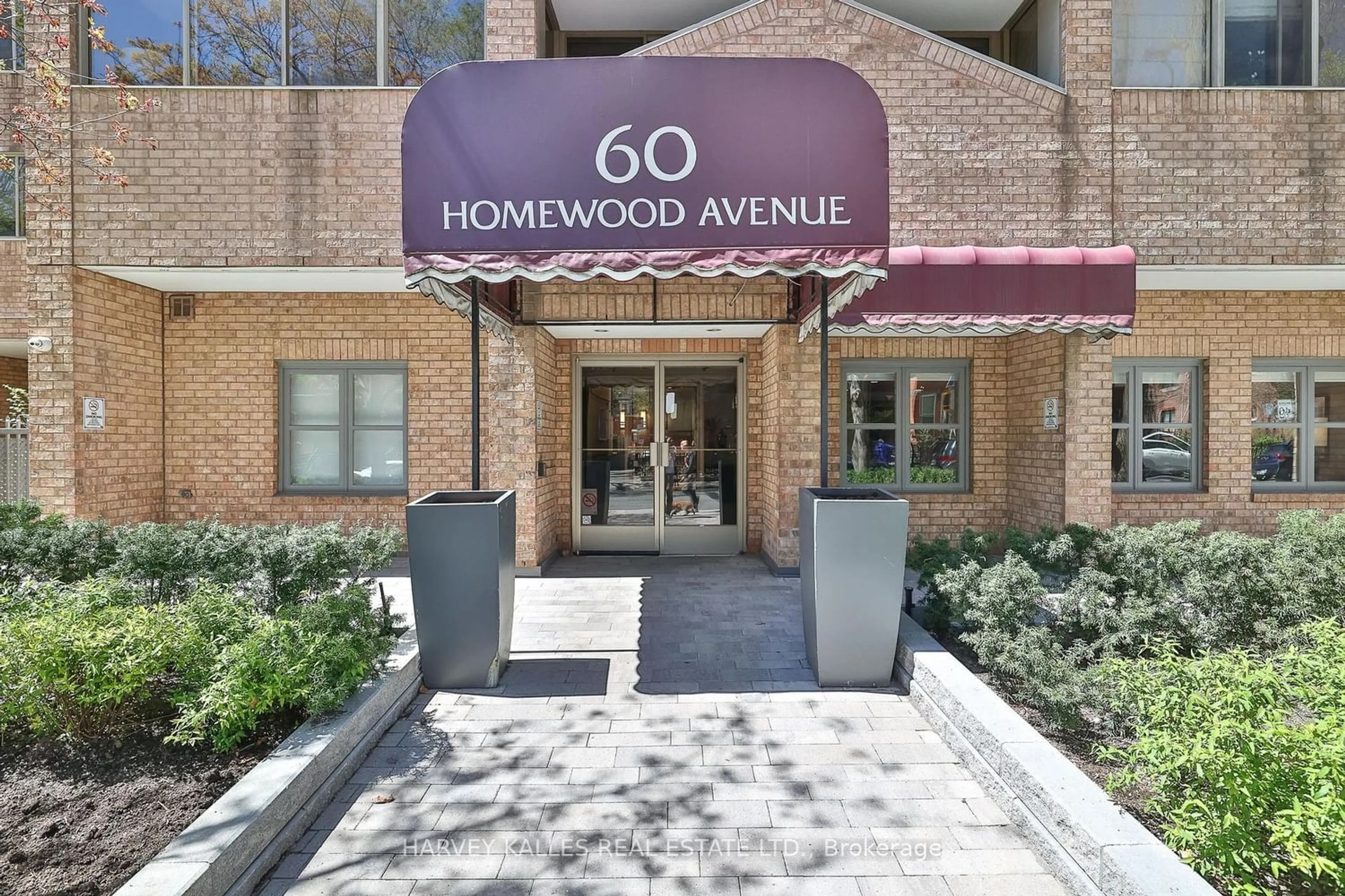 A pic from exterior of the house or condo for 60 Homewood Ave #523, Toronto Ontario M4Y 2X4