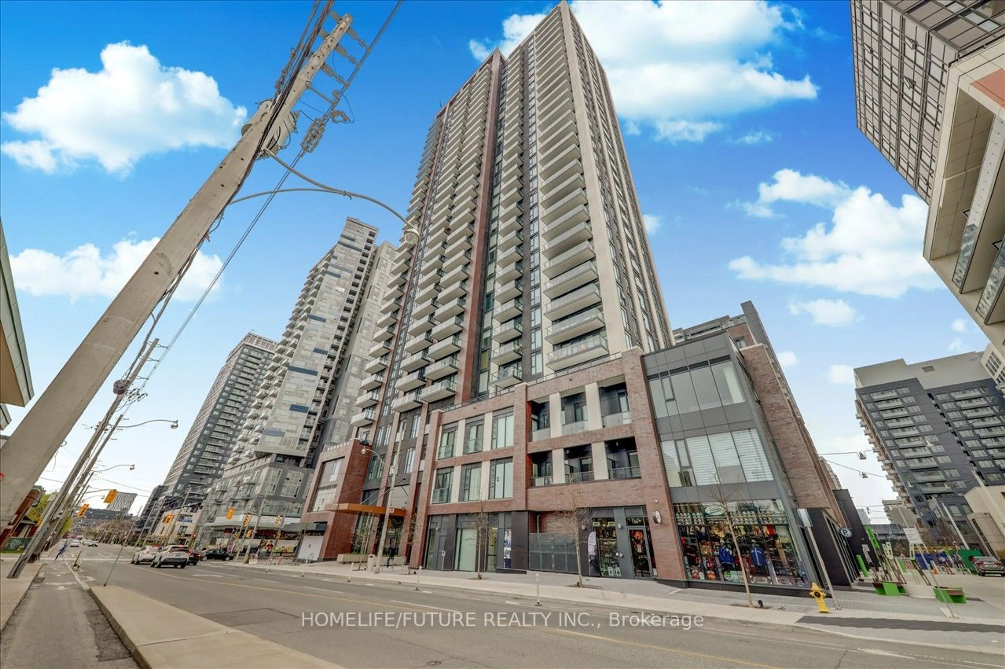 A pic from exterior of the house or condo for 130 River St #403, Toronto Ontario M5A 0R8