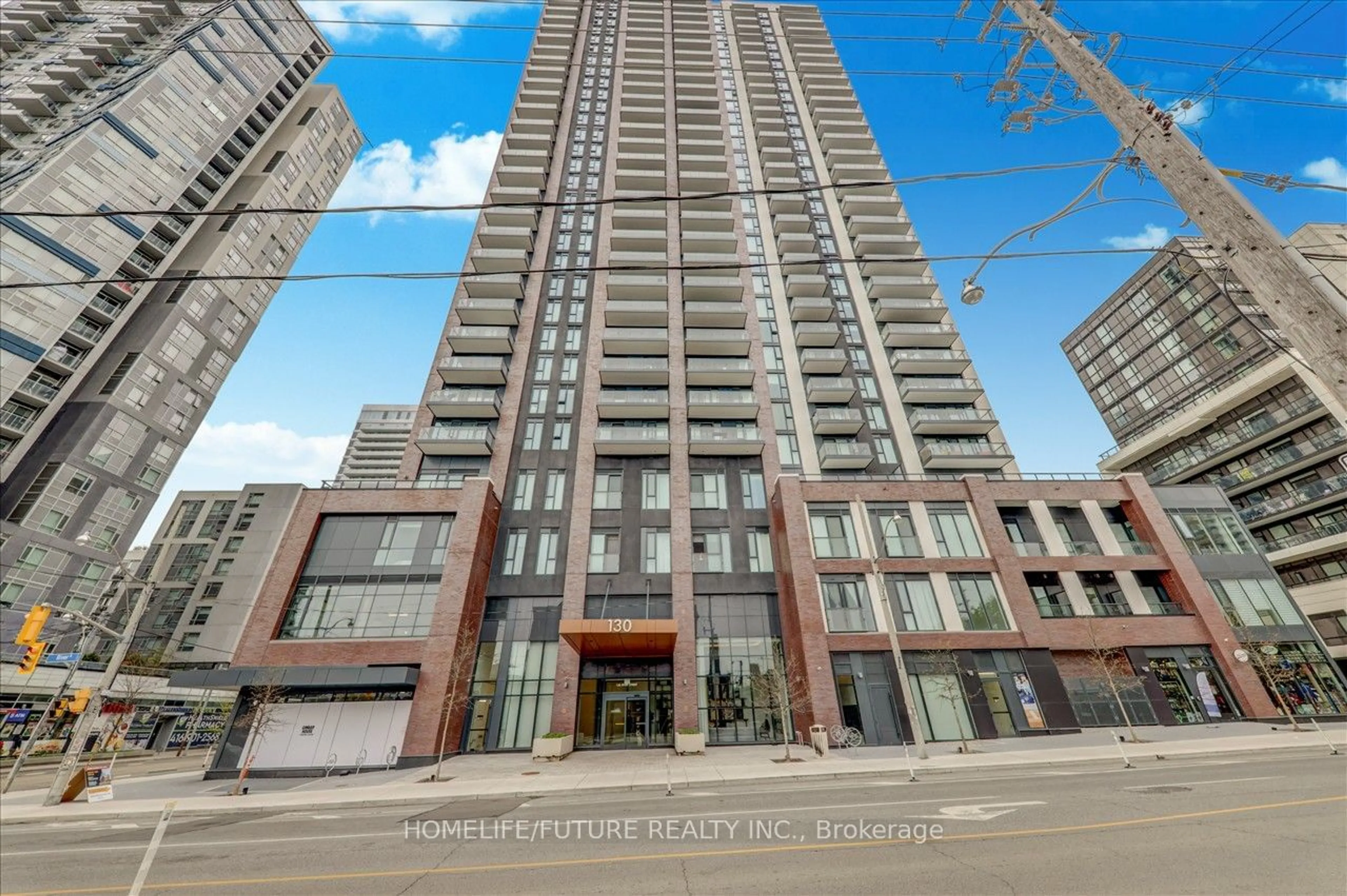 A pic from exterior of the house or condo for 130 River St #403, Toronto Ontario M5A 0R8