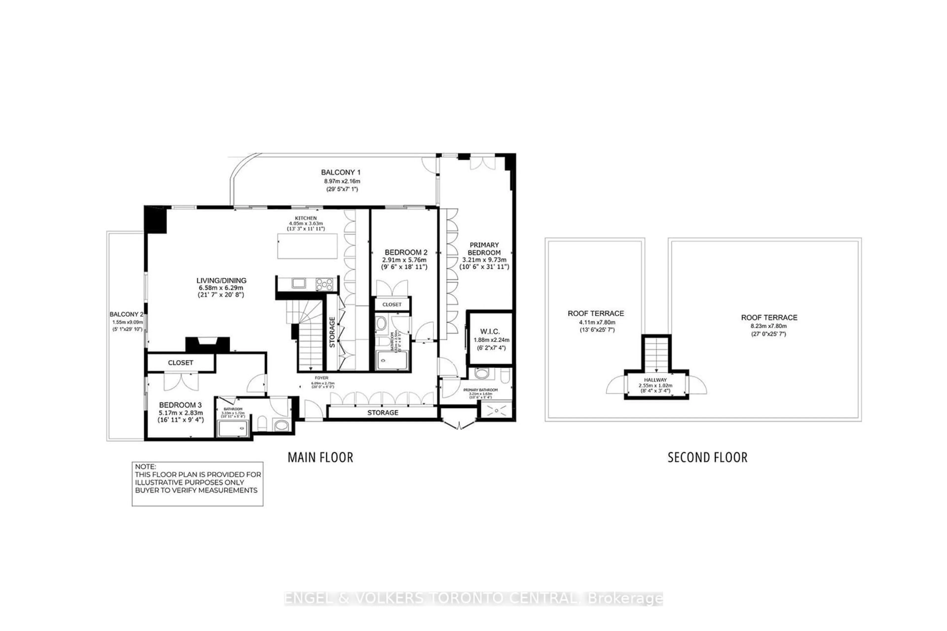 Floor plan for 377 Madison Ave #706, Toronto Ontario M4V 3E1