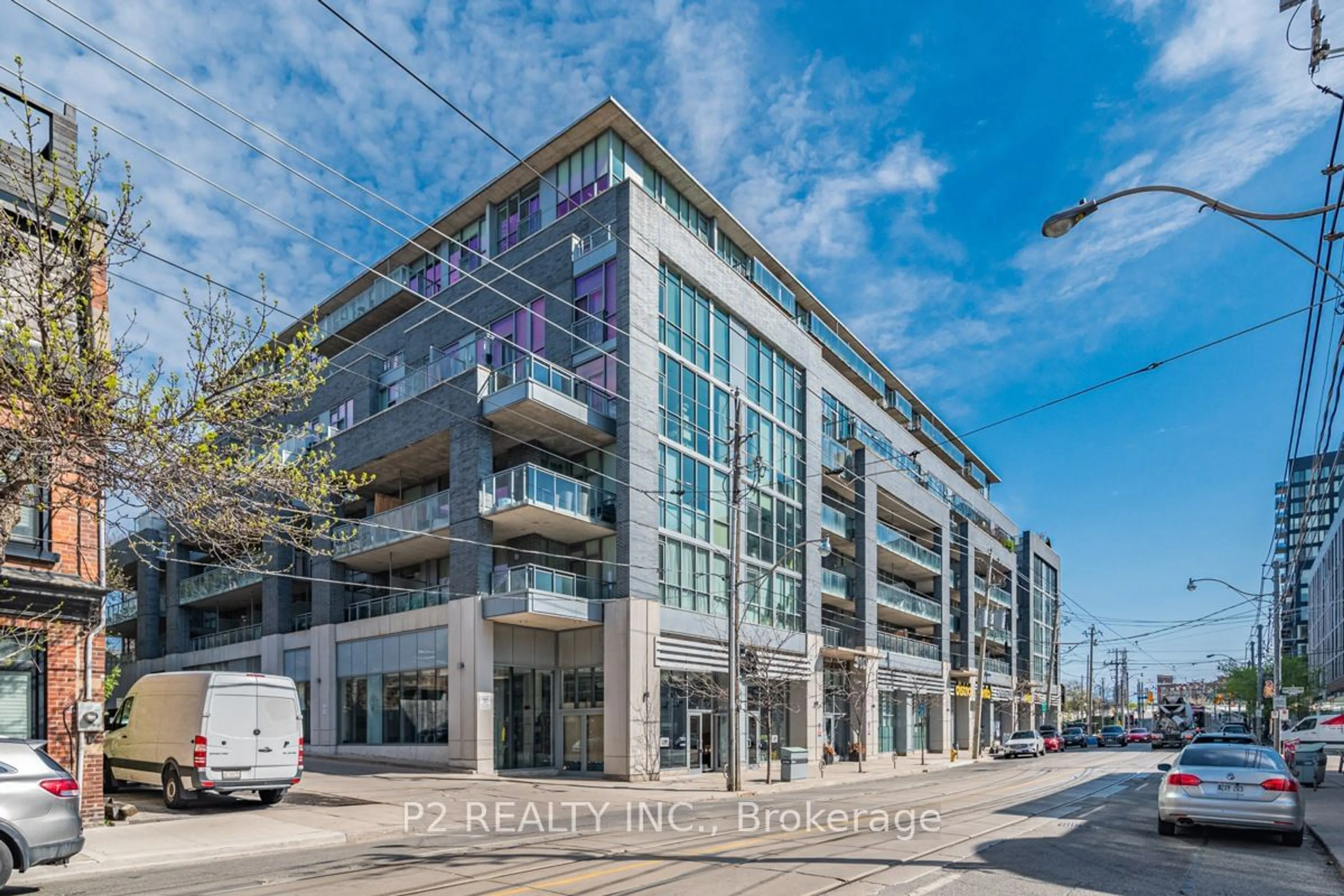 A pic from exterior of the house or condo for 510 King St #527, Toronto Ontario M5A 0E5