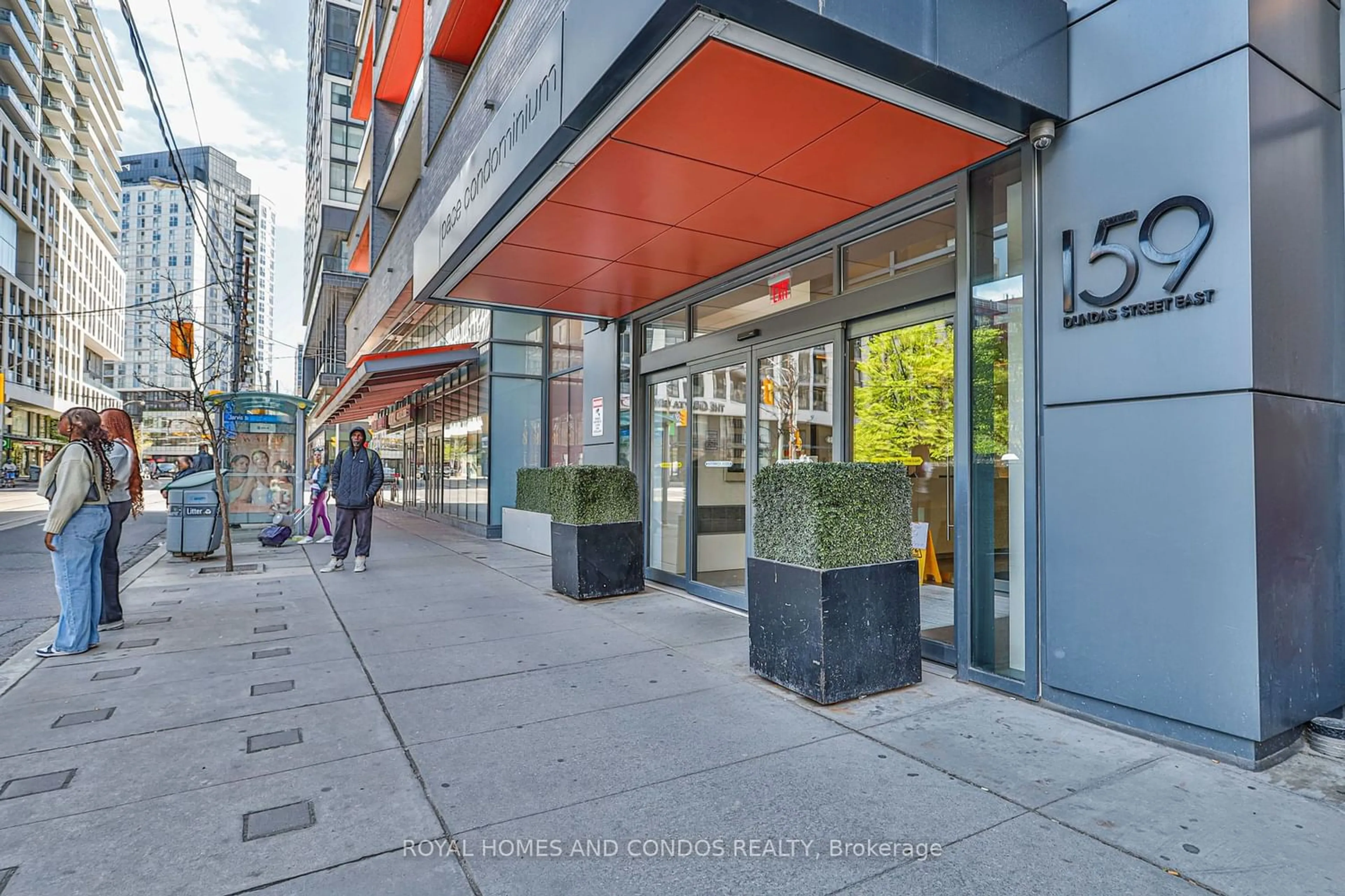 A pic from exterior of the house or condo for 159 Dundas St #408, Toronto Ontario M5B 0A9