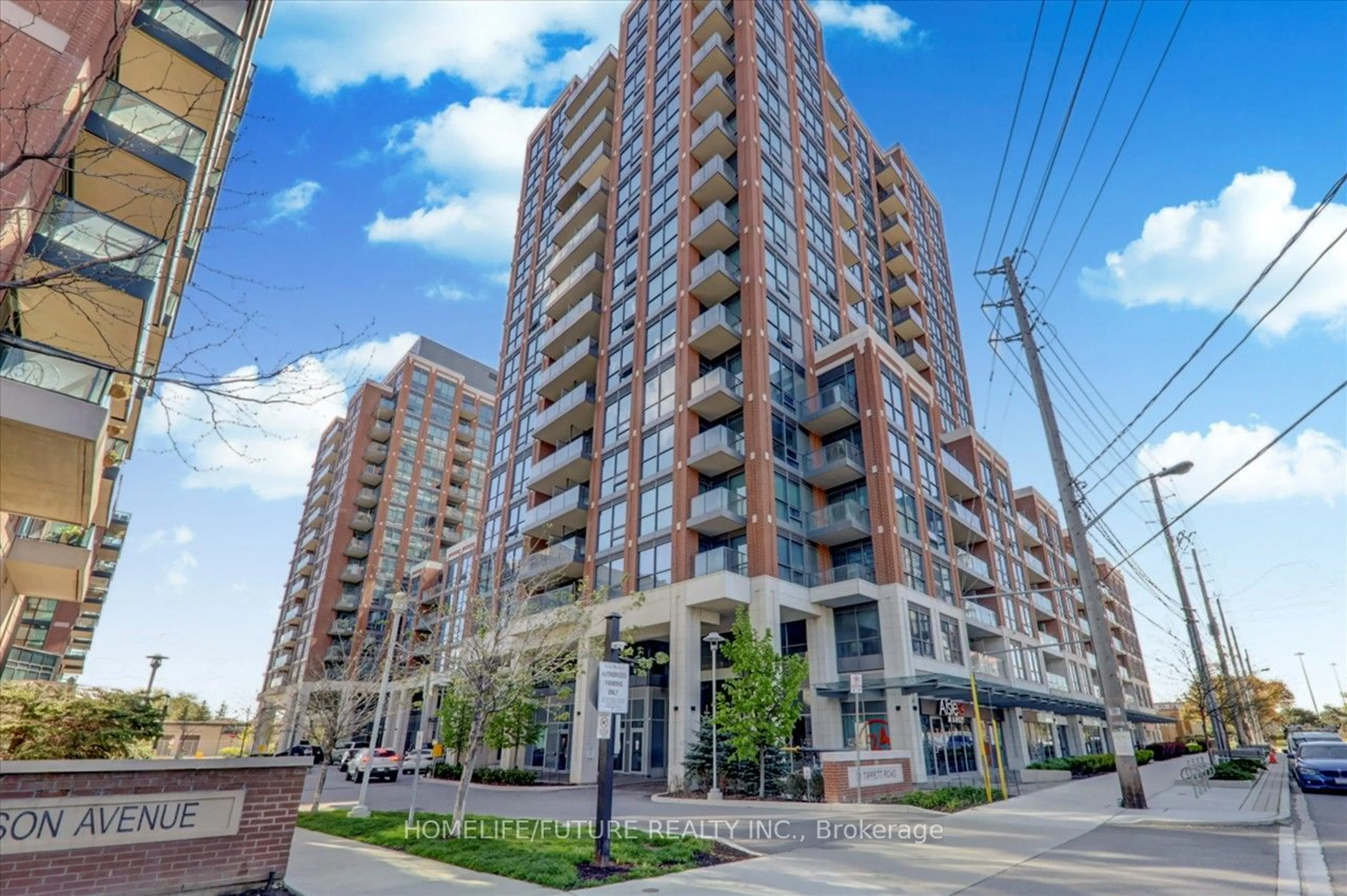 A pic from exterior of the house or condo for 31 Tippett Rd #1420, Toronto Ontario N3H 0C8