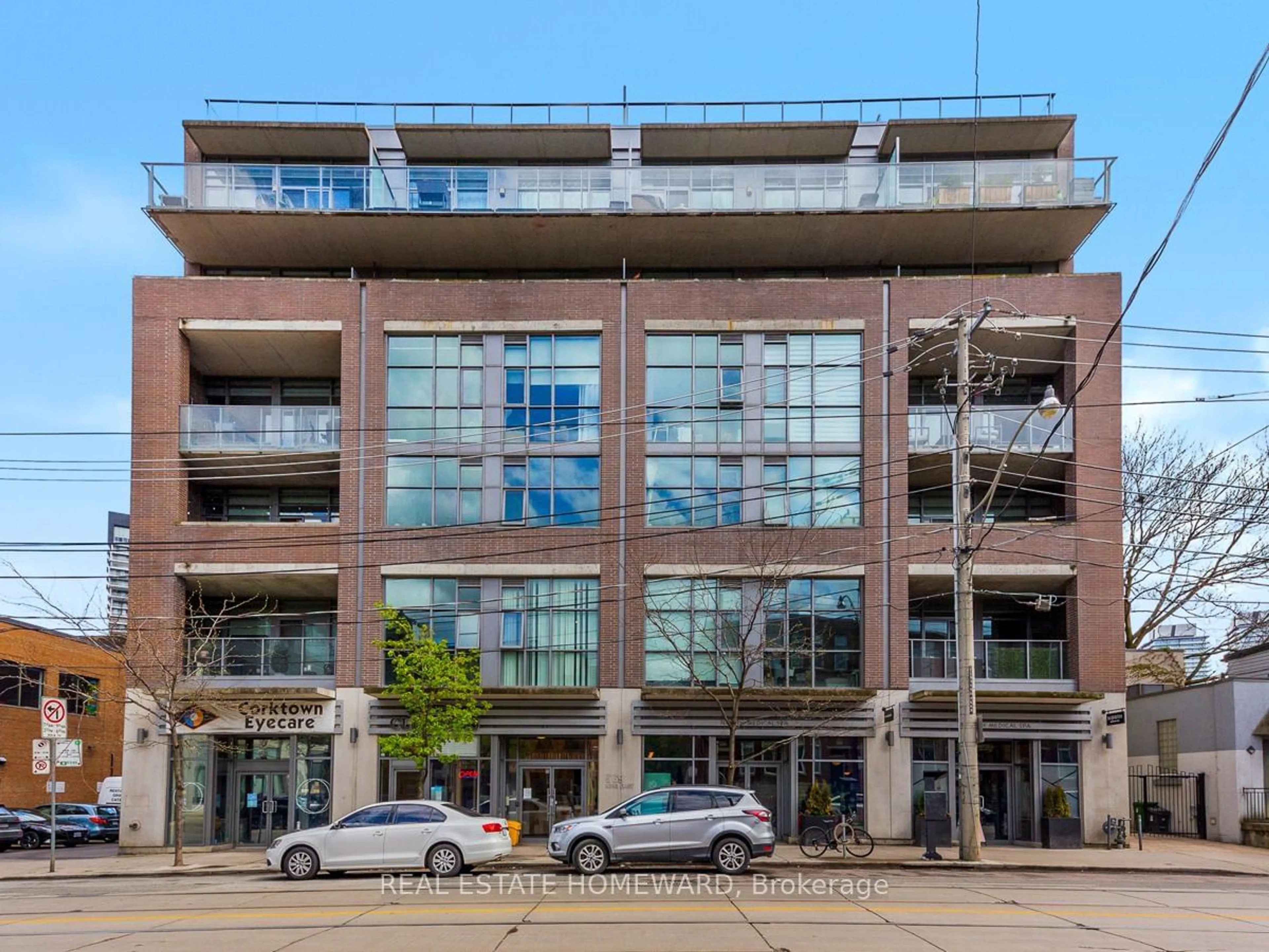 A pic from exterior of the house or condo for 569 King St #408, Toronto Ontario M5A 1M4