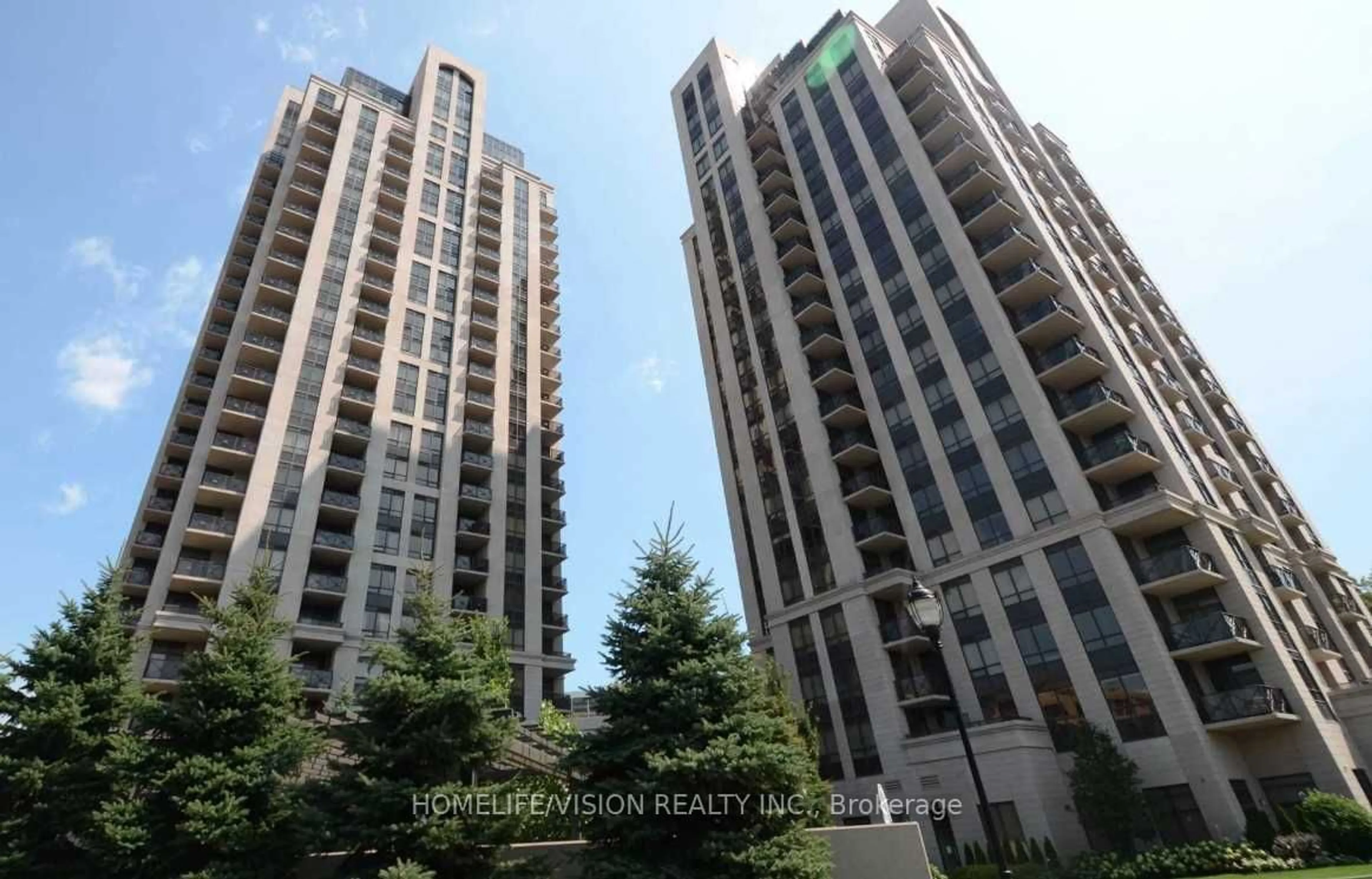 A pic from exterior of the house or condo for 135 Wynford Dr #1405, Toronto Ontario M3C 0J4