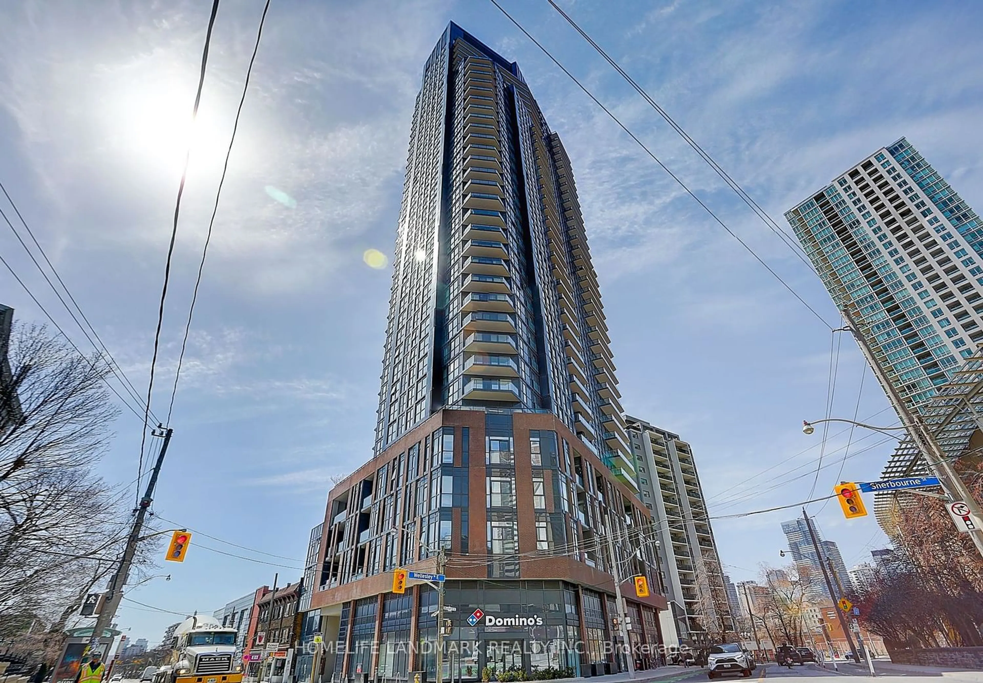 A pic from exterior of the house or condo for 159 Wellesley St #401, Toronto Ontario M4Y 0H5
