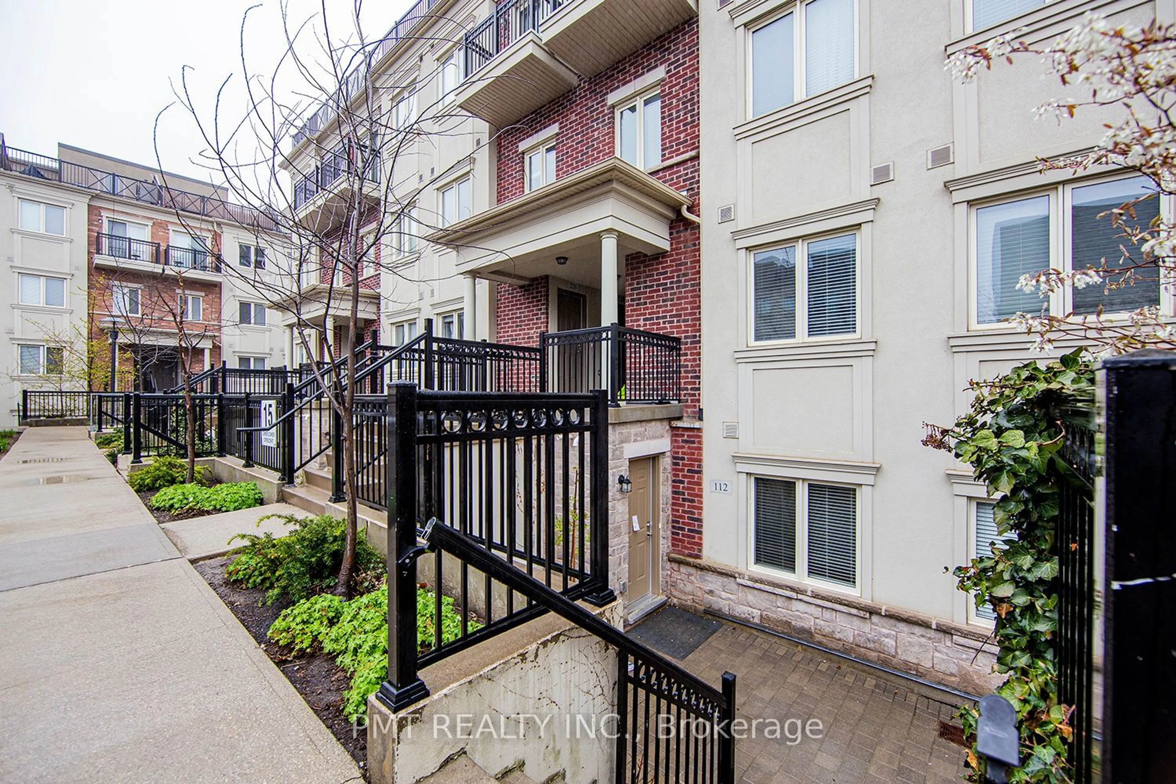 A pic from exterior of the house or condo for 15 Coneflower Cres #112, Toronto Ontario M2R 0A5