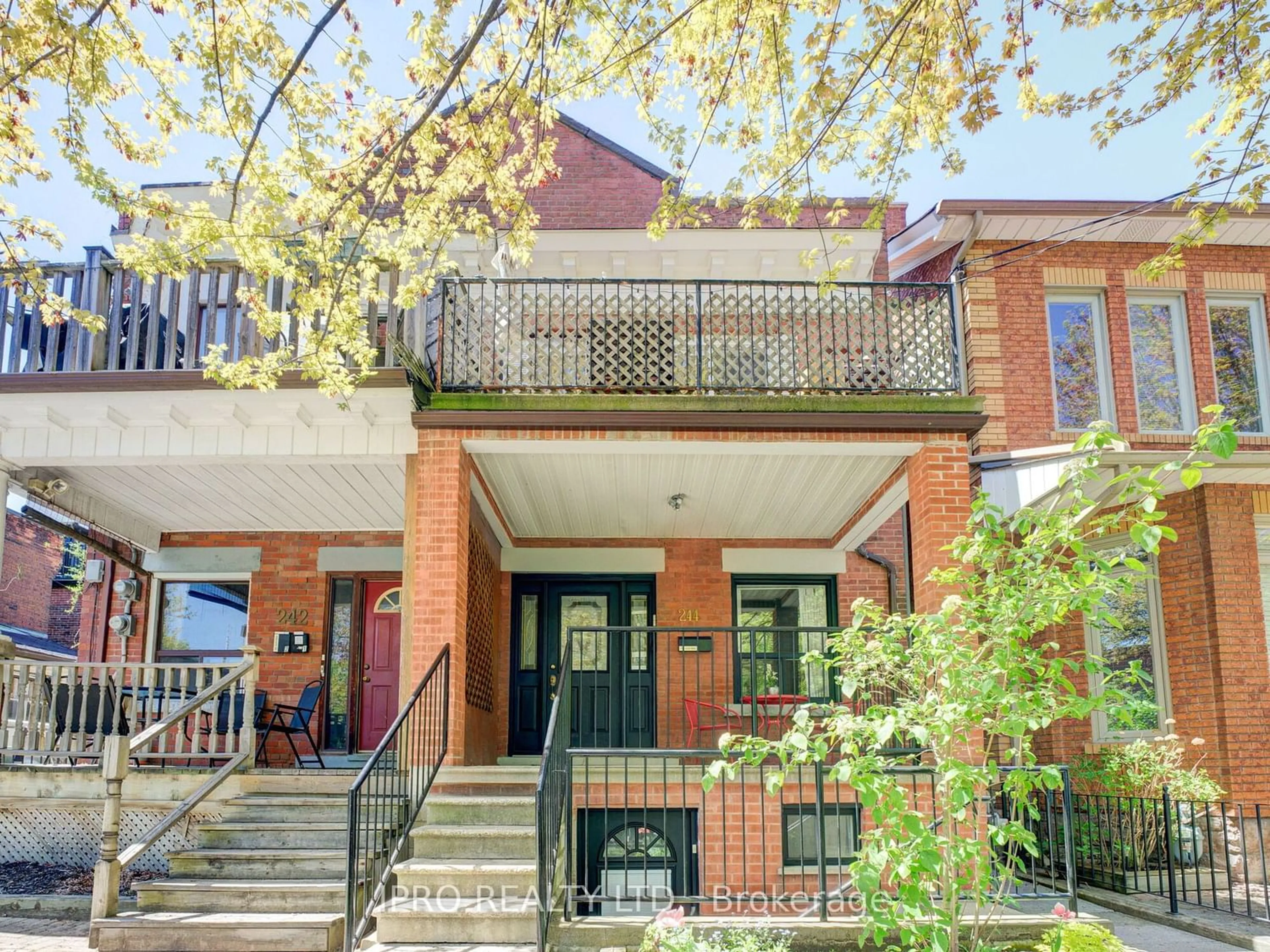 Home with brick exterior material for 244 Shaw St, Toronto Ontario M6J 2W9