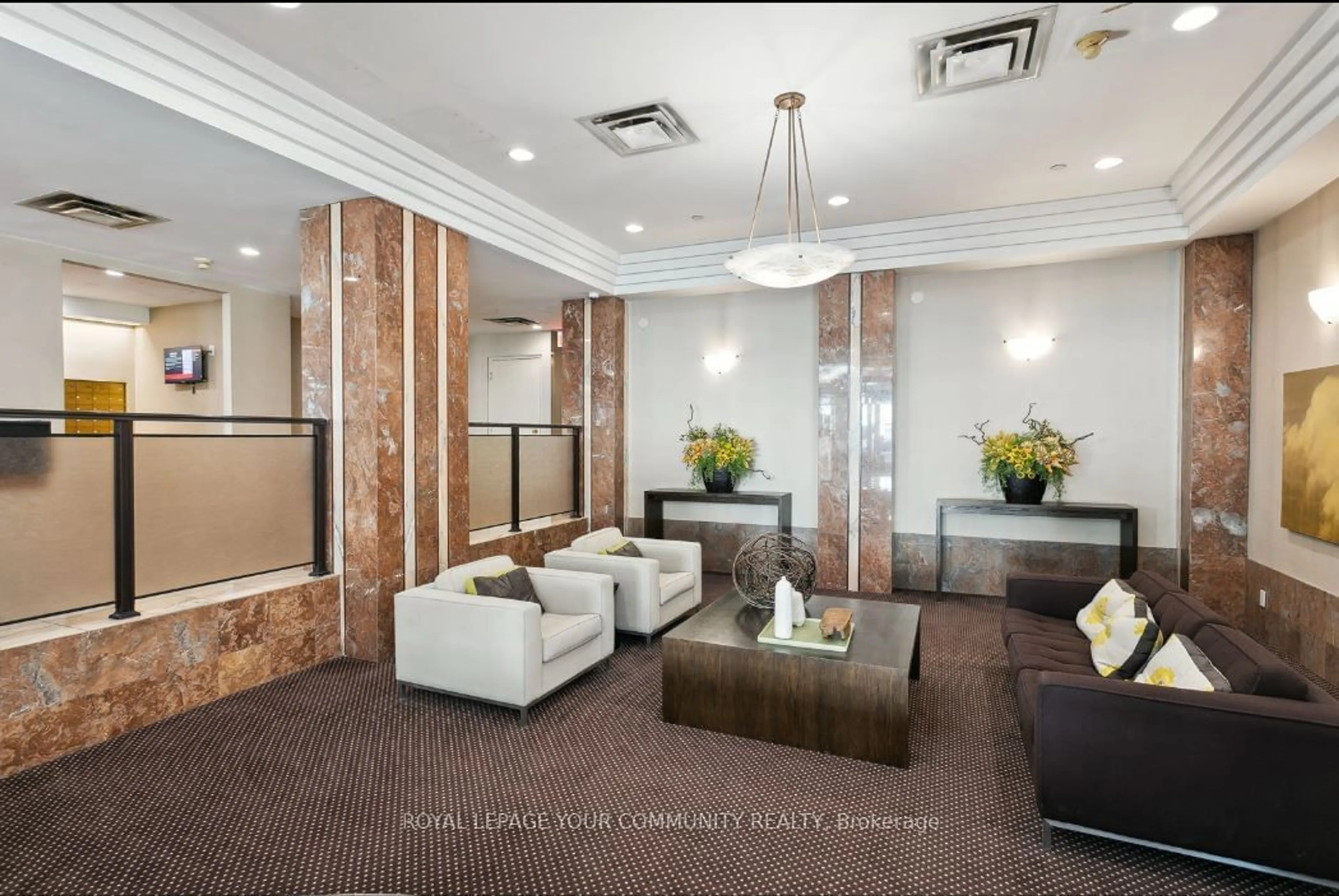 Indoor lobby for 7 Broadway Ave #605, Toronto Ontario M4P 3C5