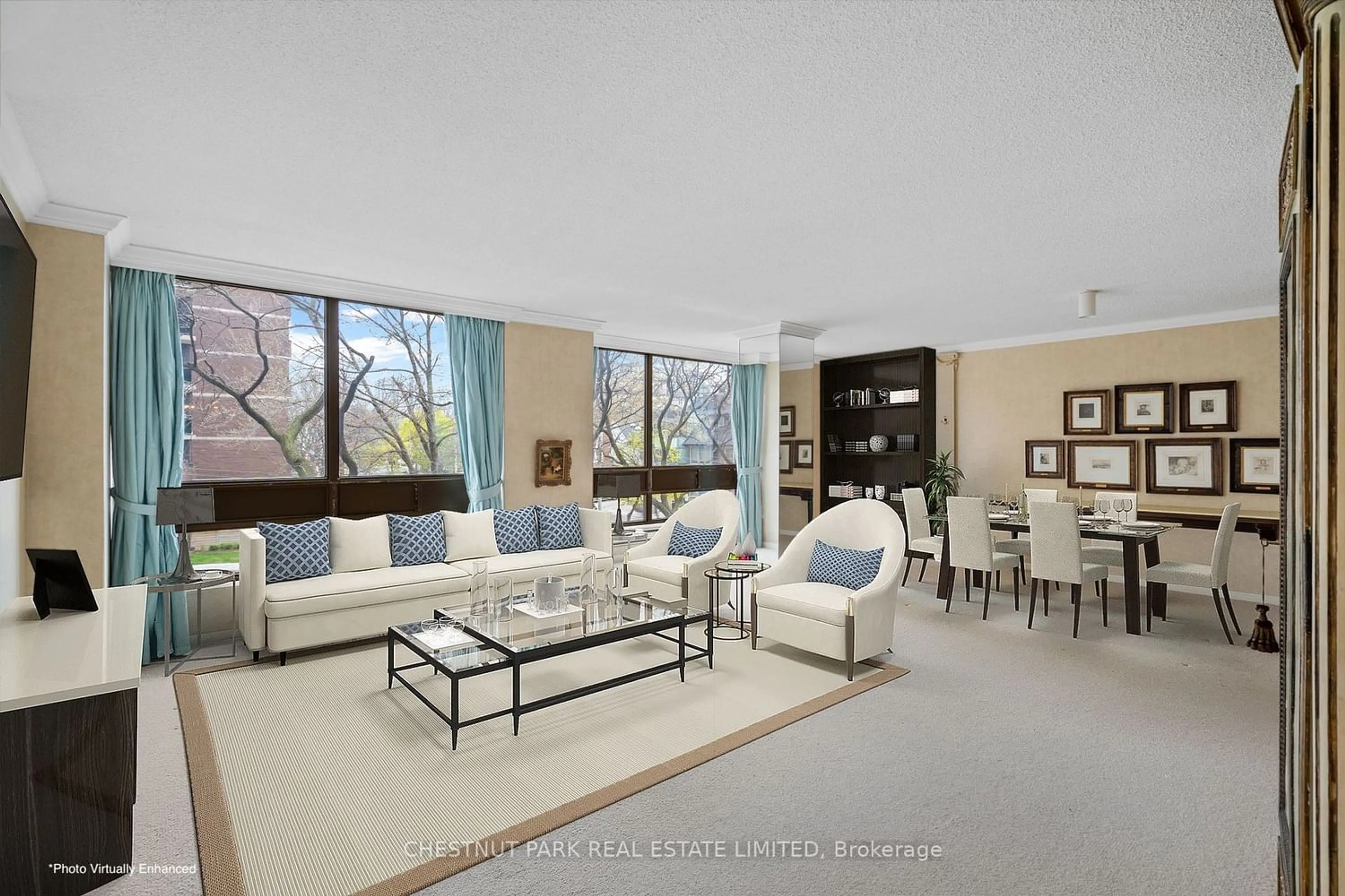 Living room for 55 Prince Arthur Ave #502, Toronto Ontario M5R 1B3