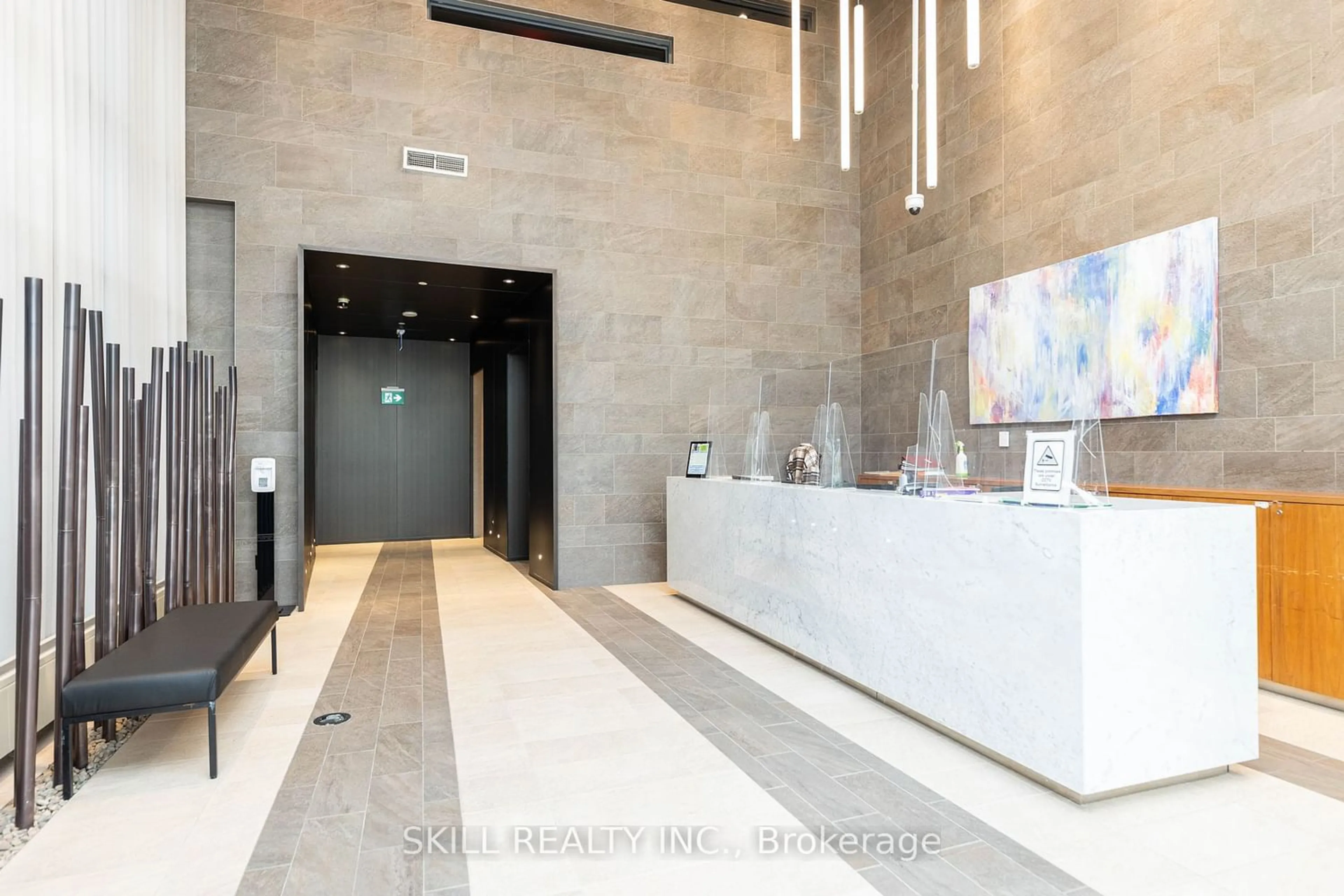 Indoor lobby for 72 Esther Shiner Blvd #908, Toronto Ontario M2K 0C4