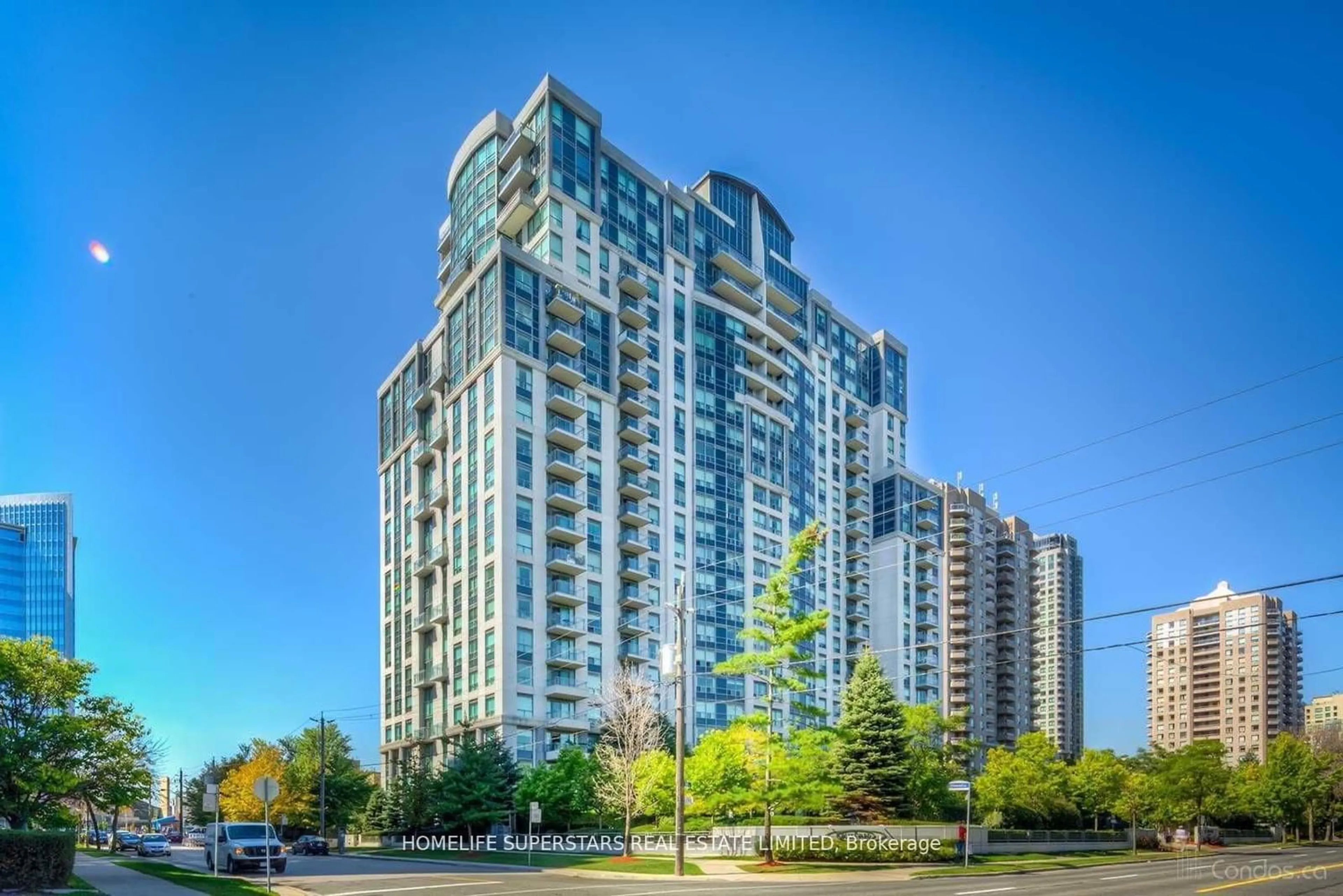A pic from exterior of the house or condo for 188 Doris Ave #1401, Toronto Ontario M2N 6Z5