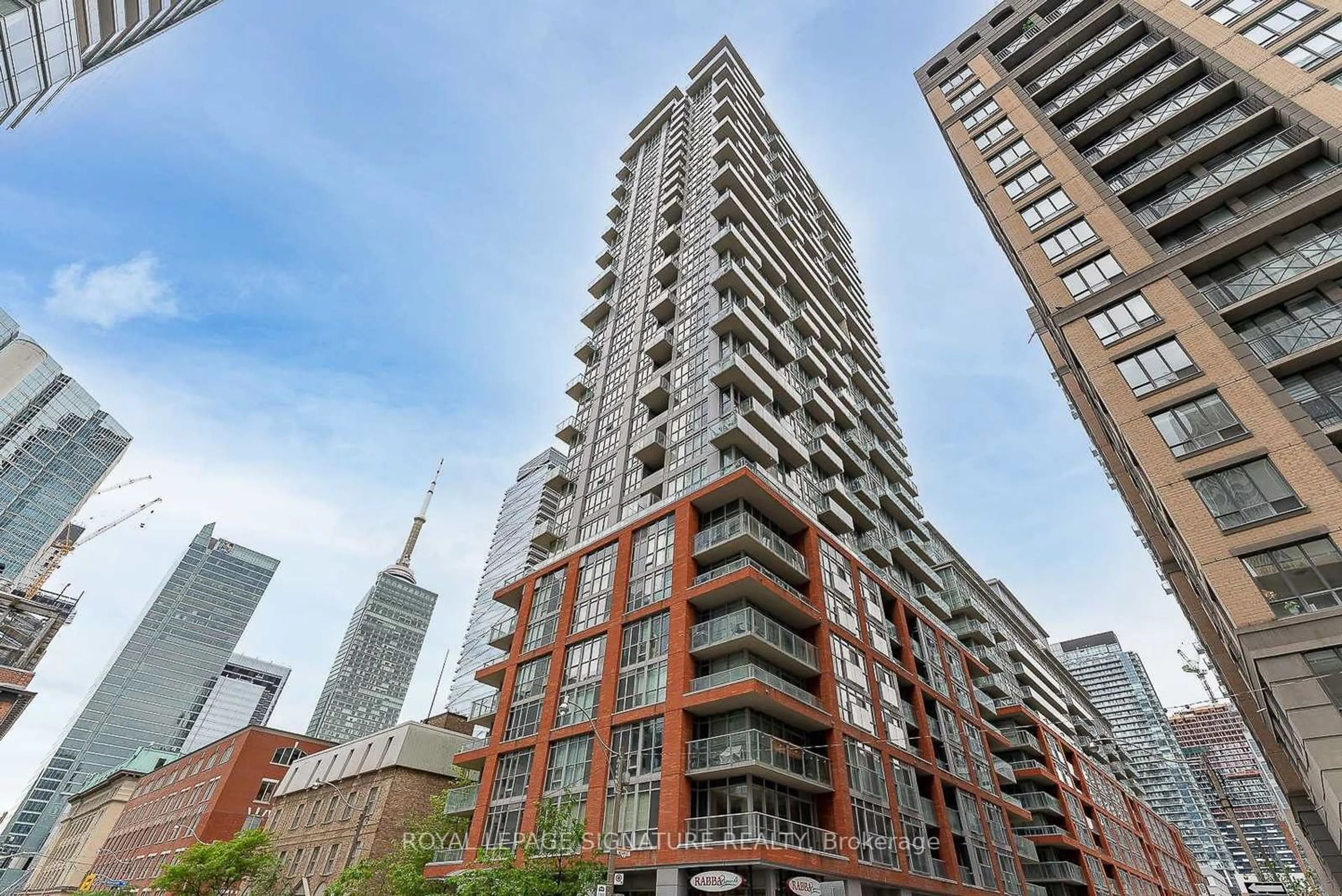A pic from exterior of the house or condo for 126 Simcoe St #2404, Toronto Ontario M5H 4E6
