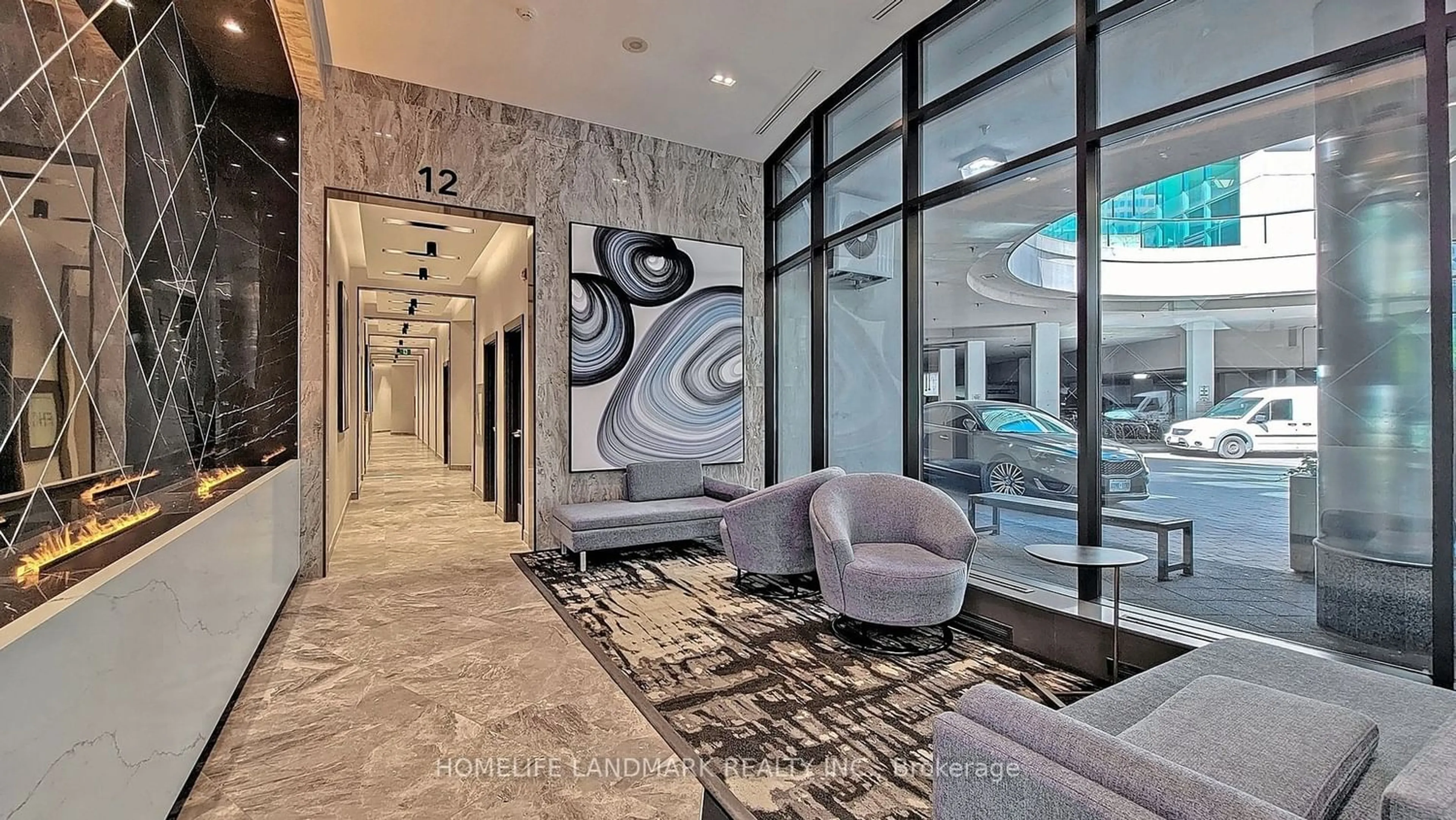 Indoor lobby for 16 Yonge St #810, Toronto Ontario M5E 2A3