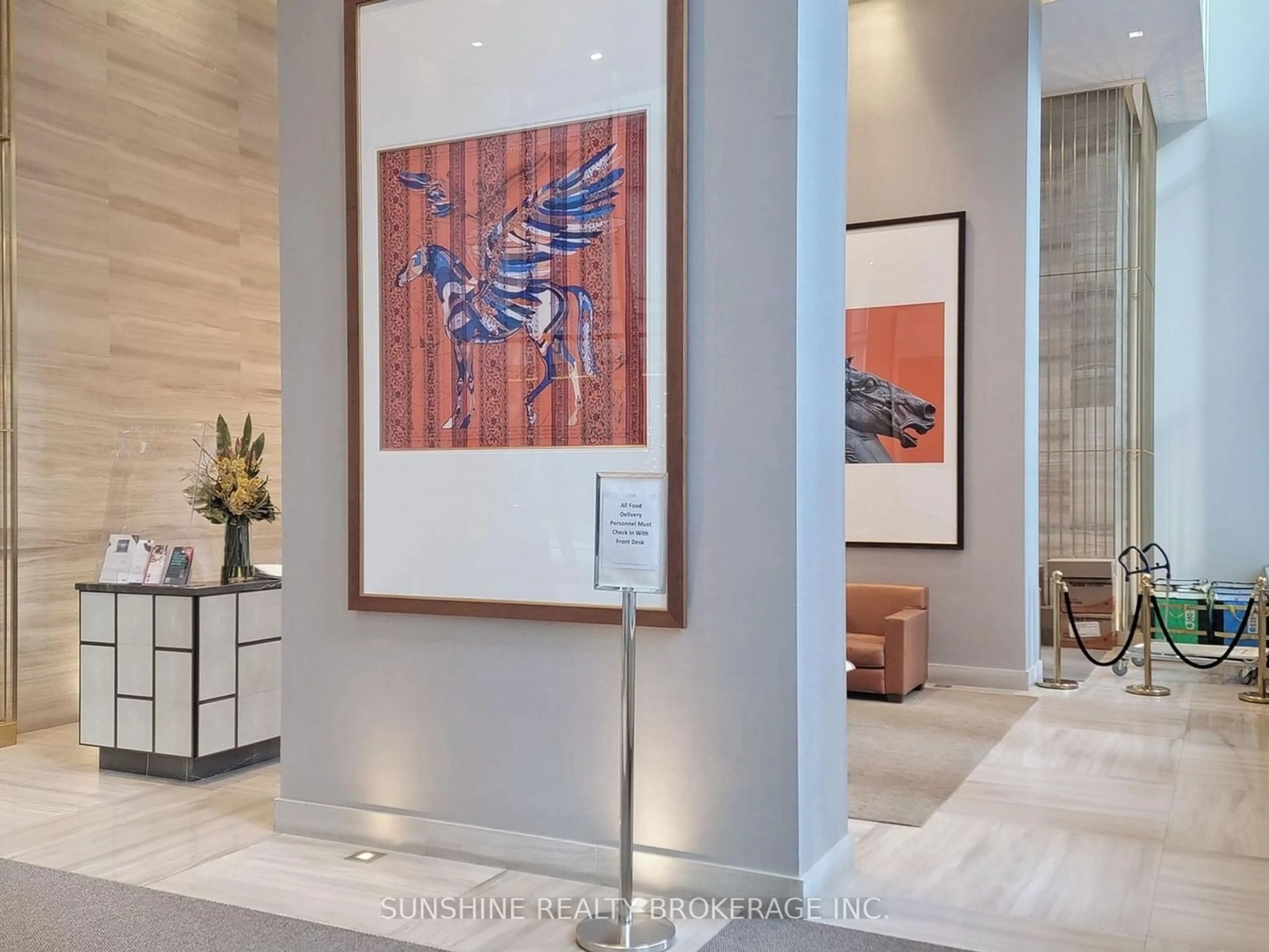 Indoor foyer for 50 Charles St #Ph5503, Toronto Ontario M4Y 0C3
