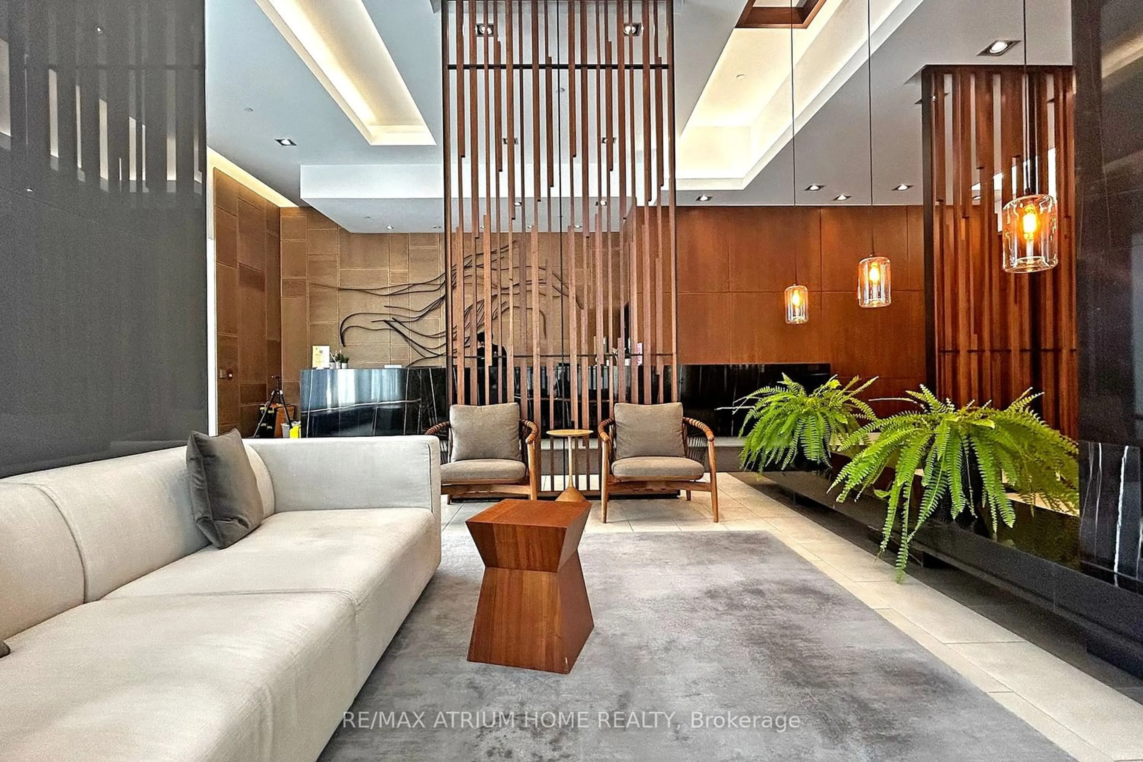 Indoor lobby for 160 Vanderhoof Ave #1018, Toronto Ontario M4G 0B7