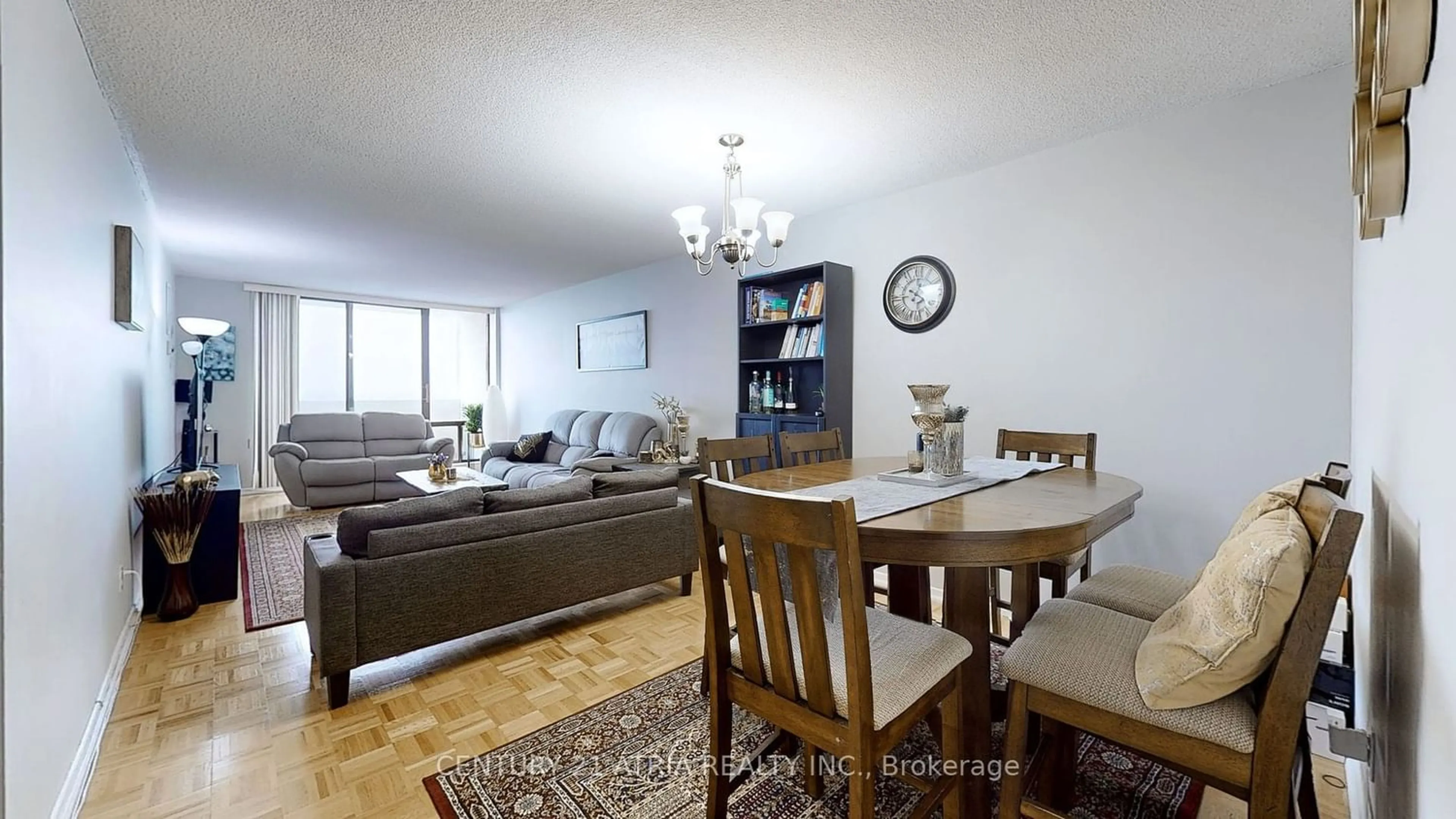 Living room for 10 Tangreen Crt #2501, Toronto Ontario M2M 4B9