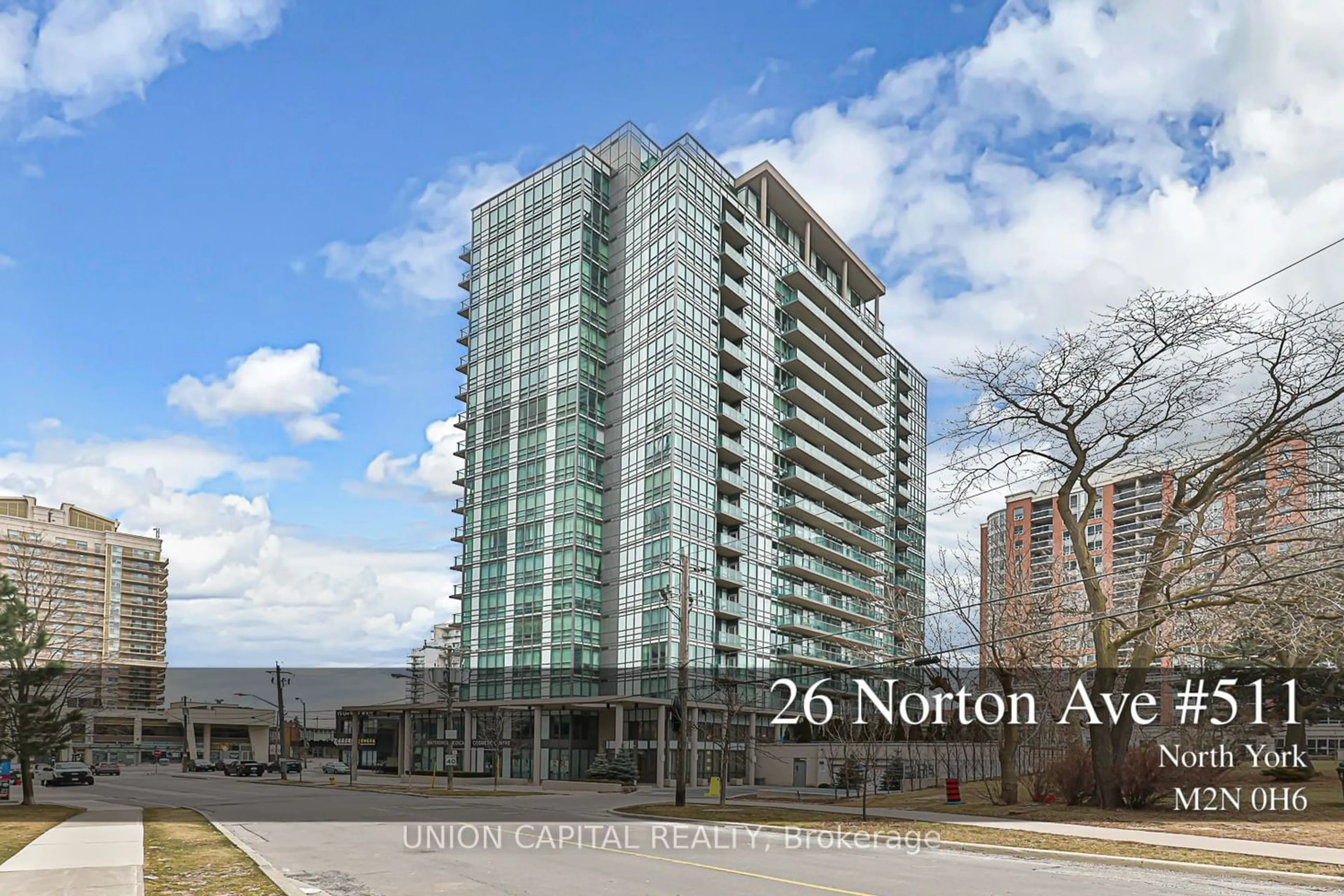 A pic from exterior of the house or condo for 26 Norton Ave #511, Toronto Ontario M2N 0H6