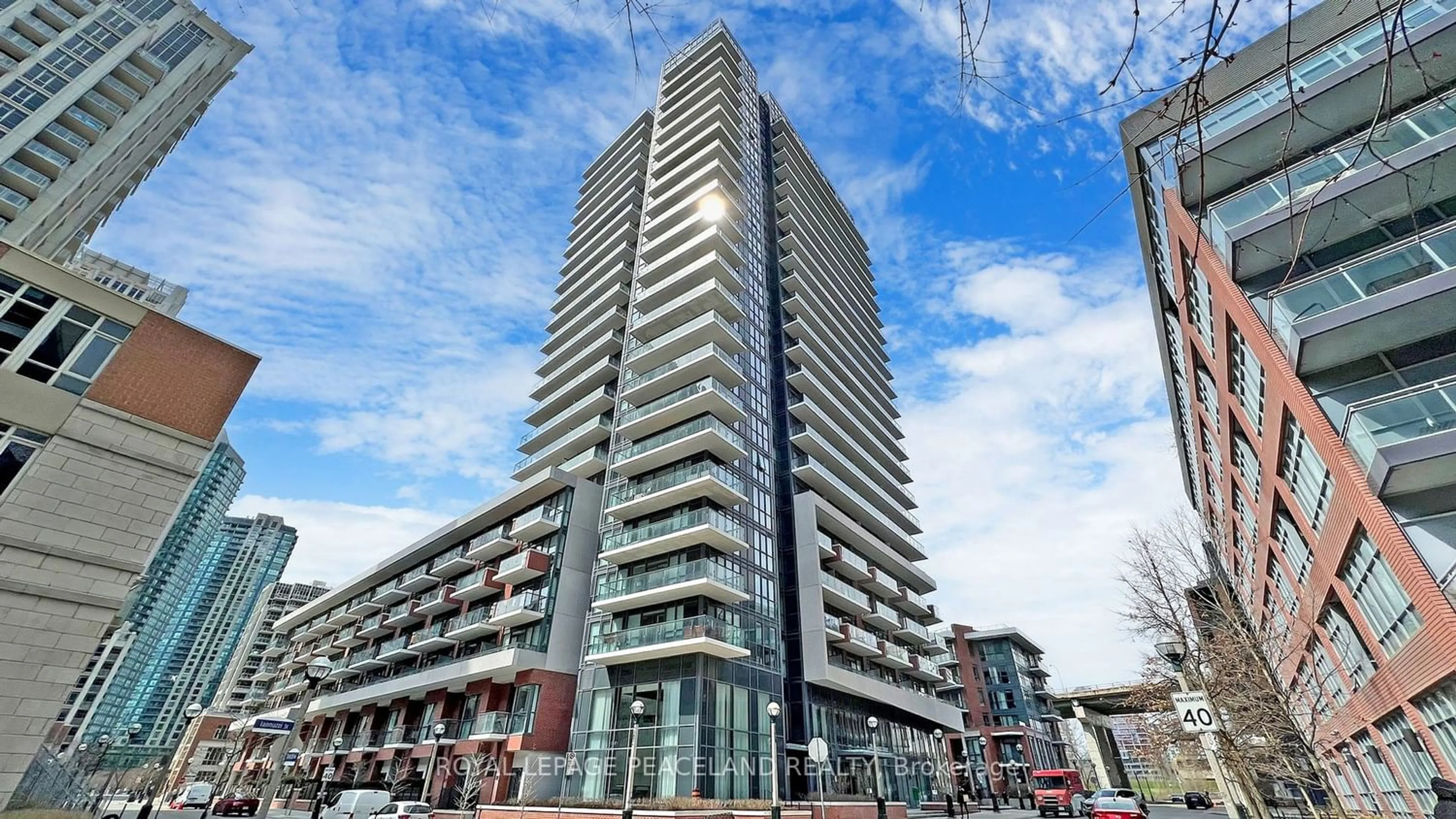A pic from exterior of the house or condo for 38 Iannuzzi St #518, Toronto Ontario M5V 0B2