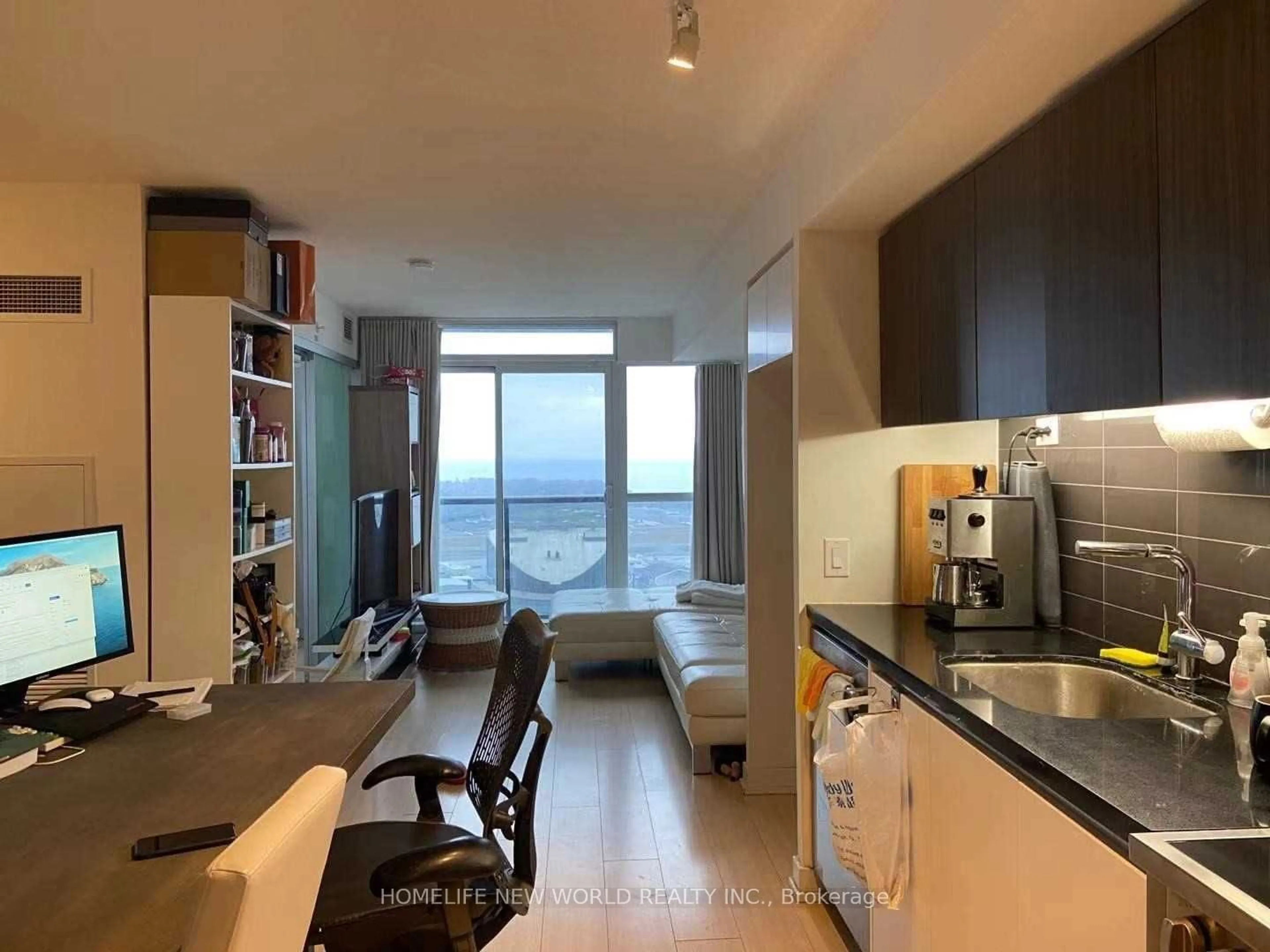 Kitchen, wood floors for 85 Queens Wharf Rd #4205, Toronto Ontario M5V 0J9