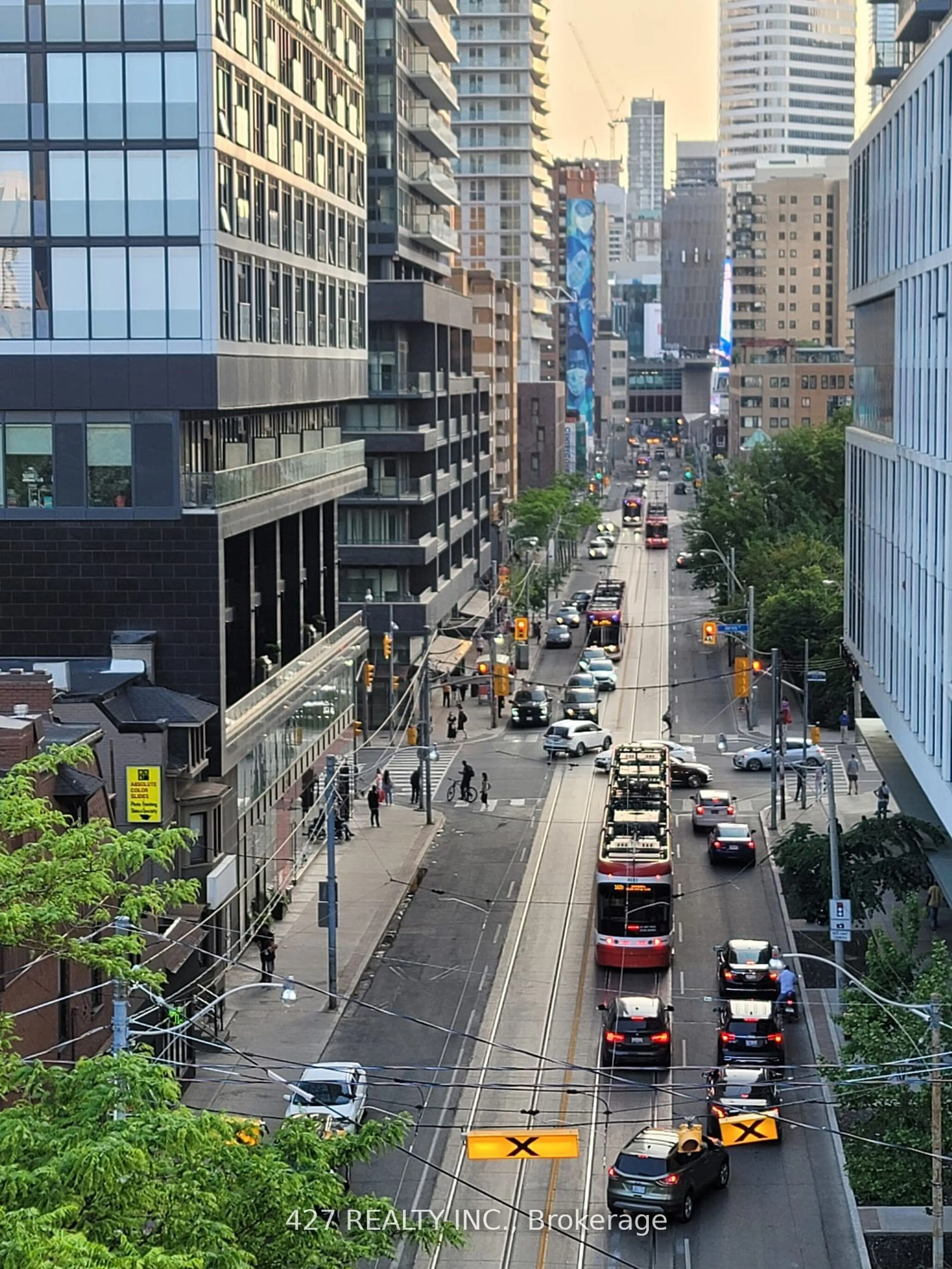 A view of a street for 219 Dundas St #707, Toronto Ontario M5A 0V1