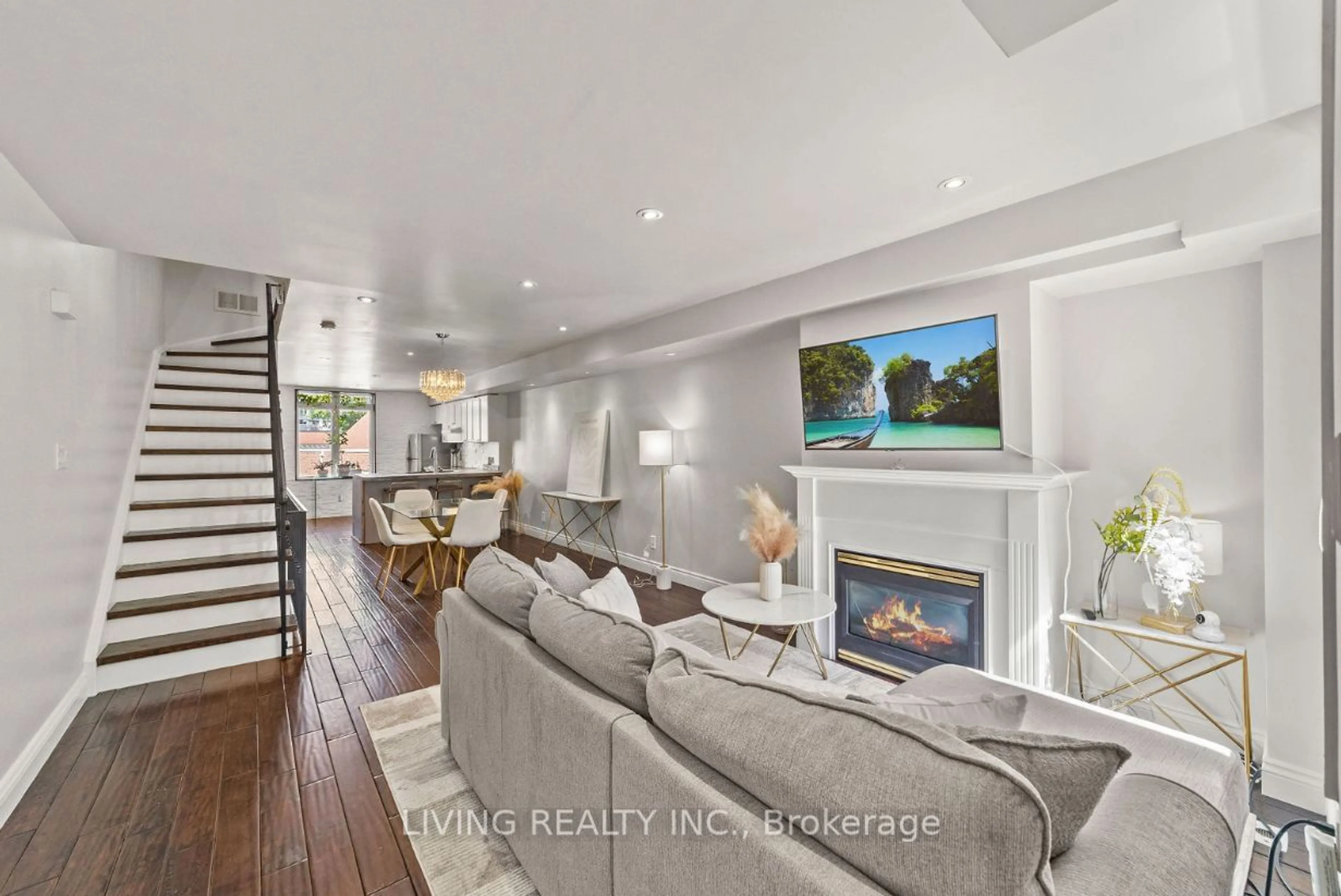 Living room for 12 Sudbury St #2608, Toronto Ontario M6J 3W7