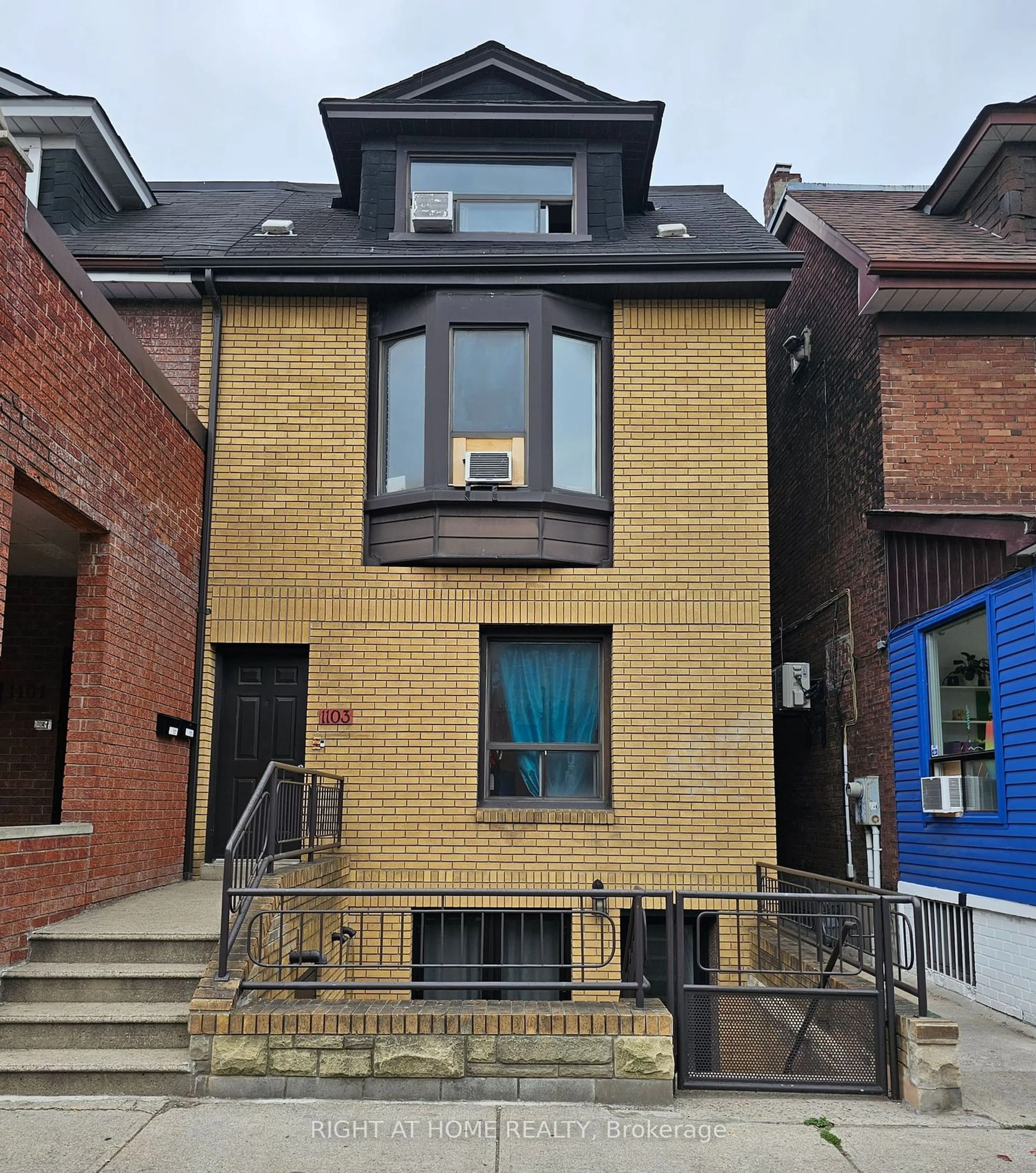 Home with brick exterior material for 1103 College St, Toronto Ontario M6H 1B4